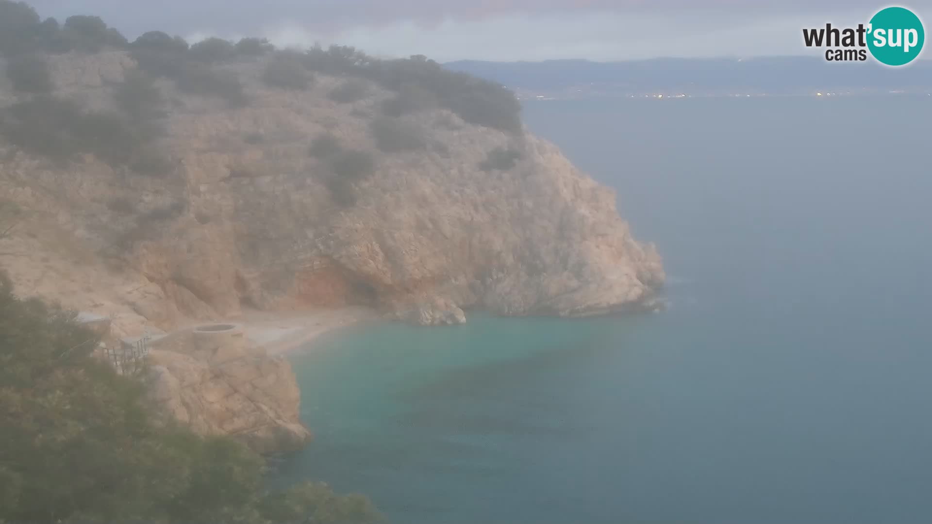 Webcam Brseč beach – Mošćenička Draga – Croatia