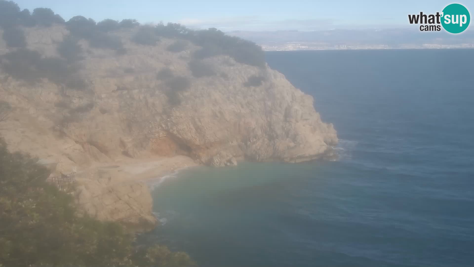 Webcam Brseč beach – Mošćenička Draga – Croatia