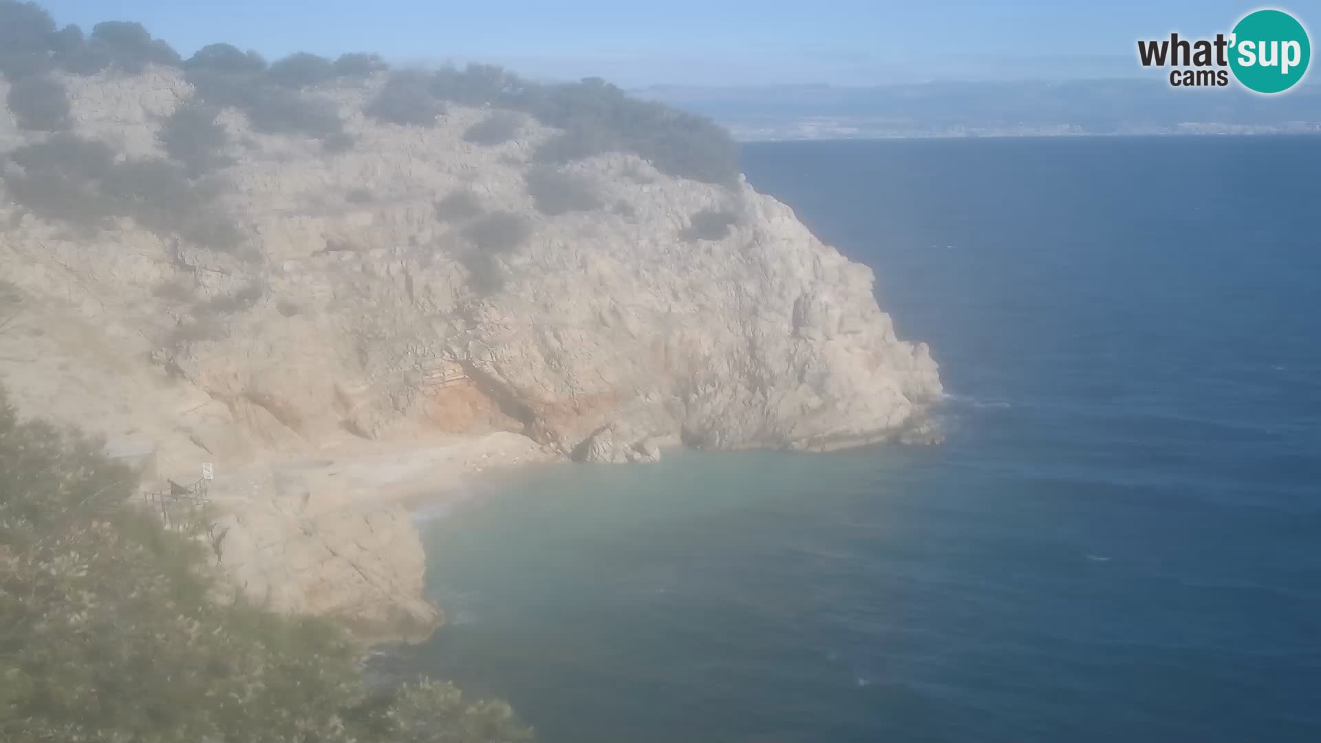 Webcam Brseč beach – Mošćenička Draga – Croatia