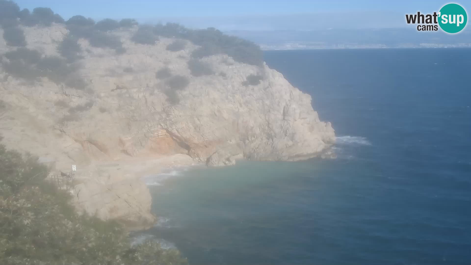 Webcam Brseč beach – Mošćenička Draga – Croatia