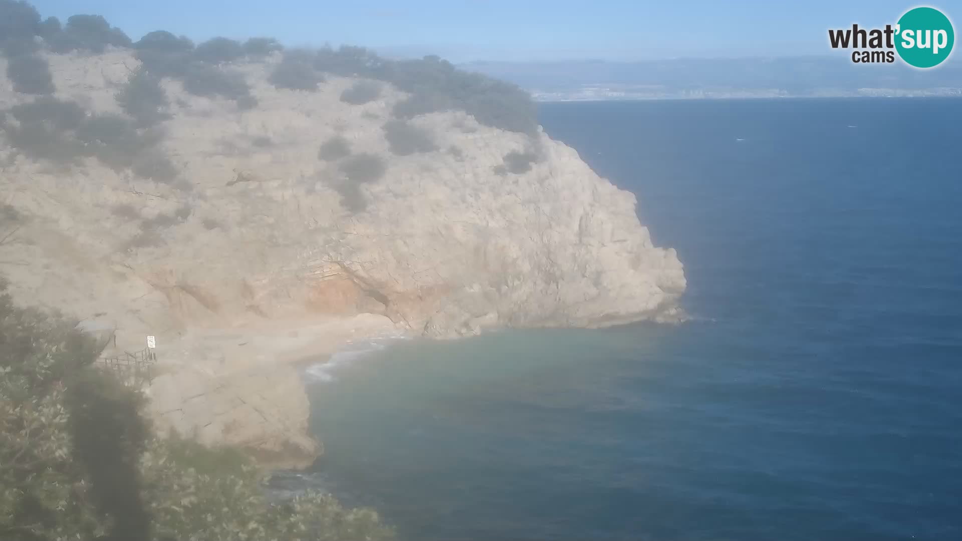 Webcam Brseč beach – Mošćenička Draga – Croatia