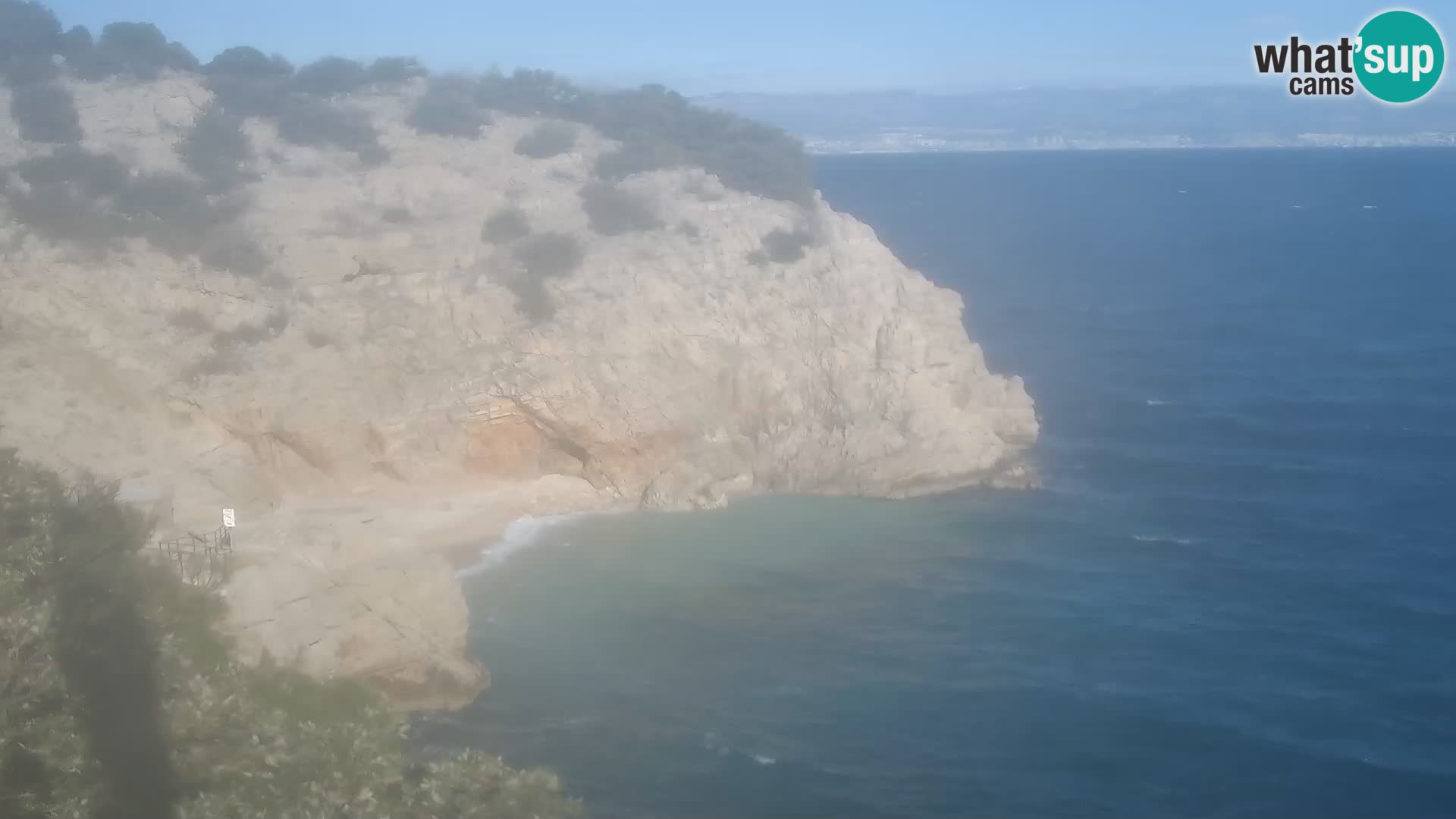 Webcam Brseč beach – Mošćenička Draga – Croatia