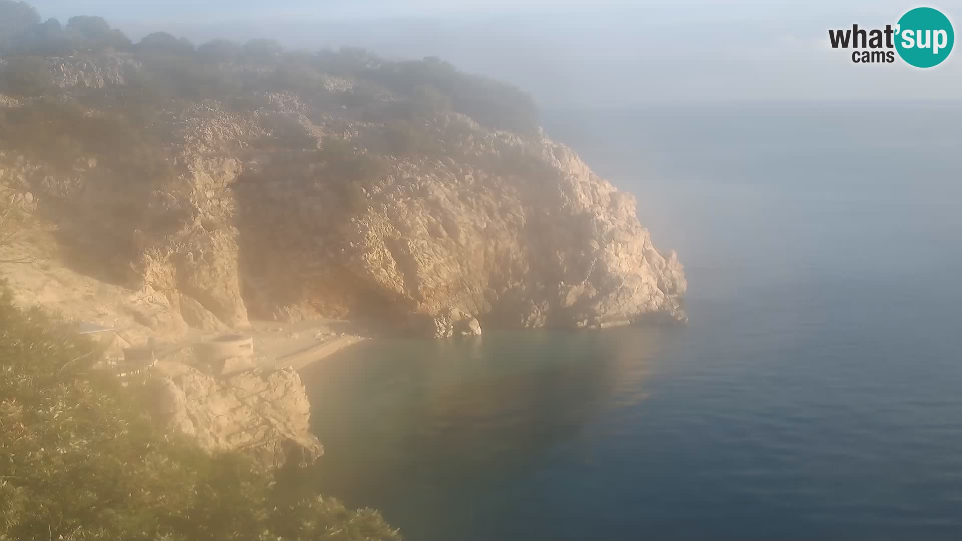 Webcam Brseč Strand – Mošćenička Draga – Kroatien