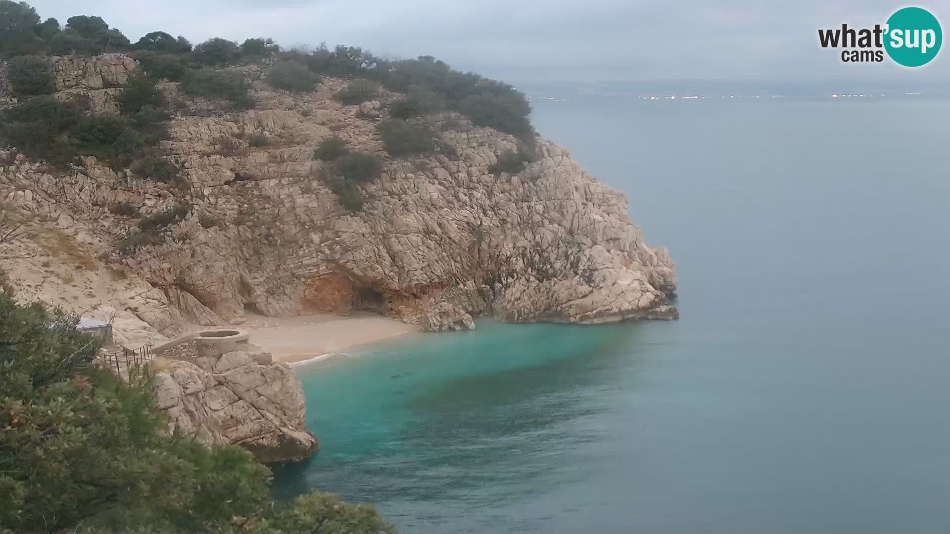 Webcam Brseč beach – Mošćenička Draga – Croatia