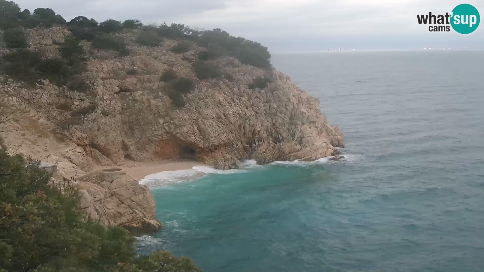 Webcam Brseč Strand – Mošćenička Draga – Kroatien