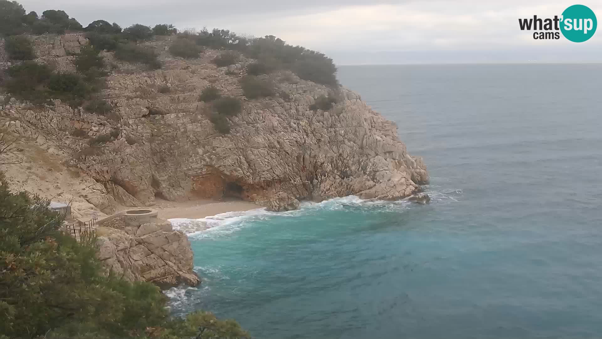 Webcam Brseč Strand – Mošćenička Draga – Kroatien