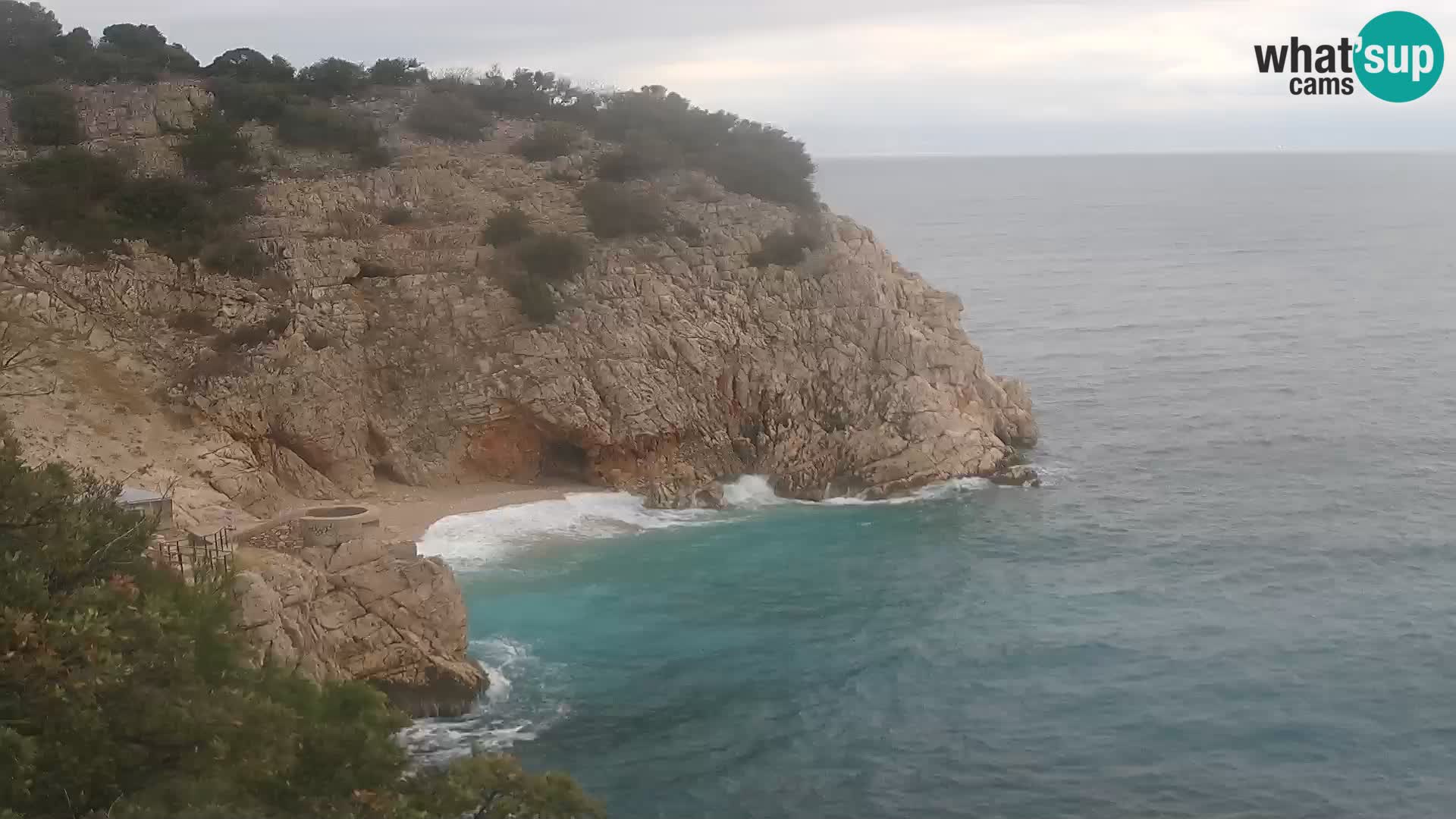 Webcam Brseč Strand – Mošćenička Draga – Kroatien