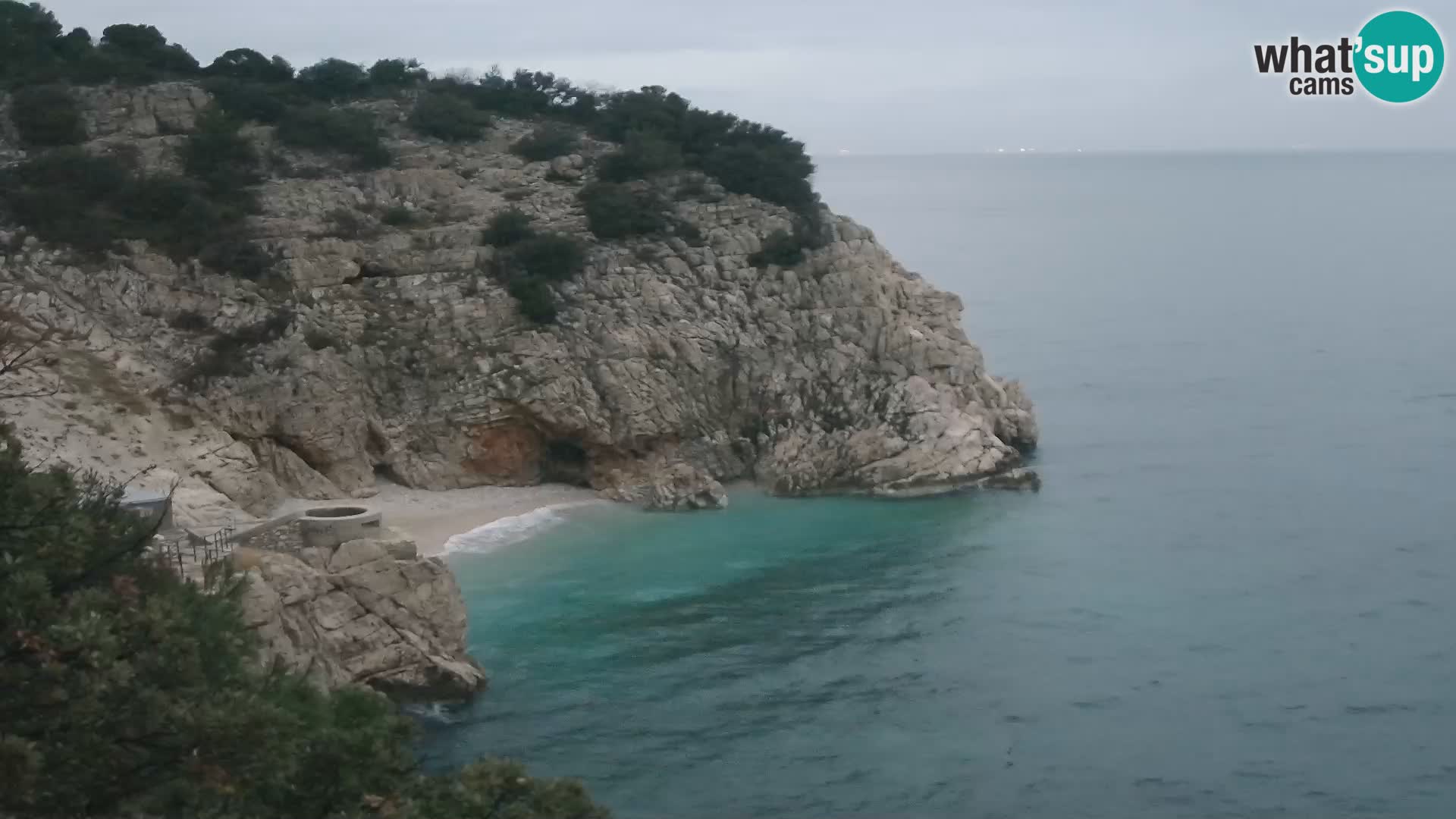 Webcam Brseč Strand – Mošćenička Draga – Kroatien