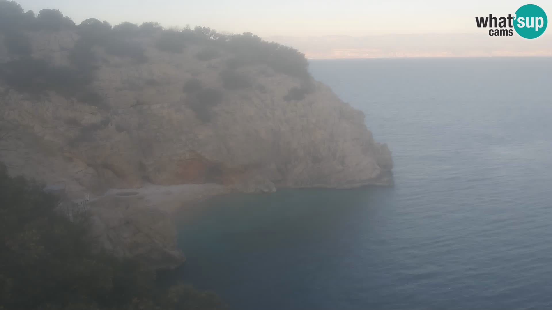 Webcam Brseč Strand – Mošćenička Draga – Kroatien