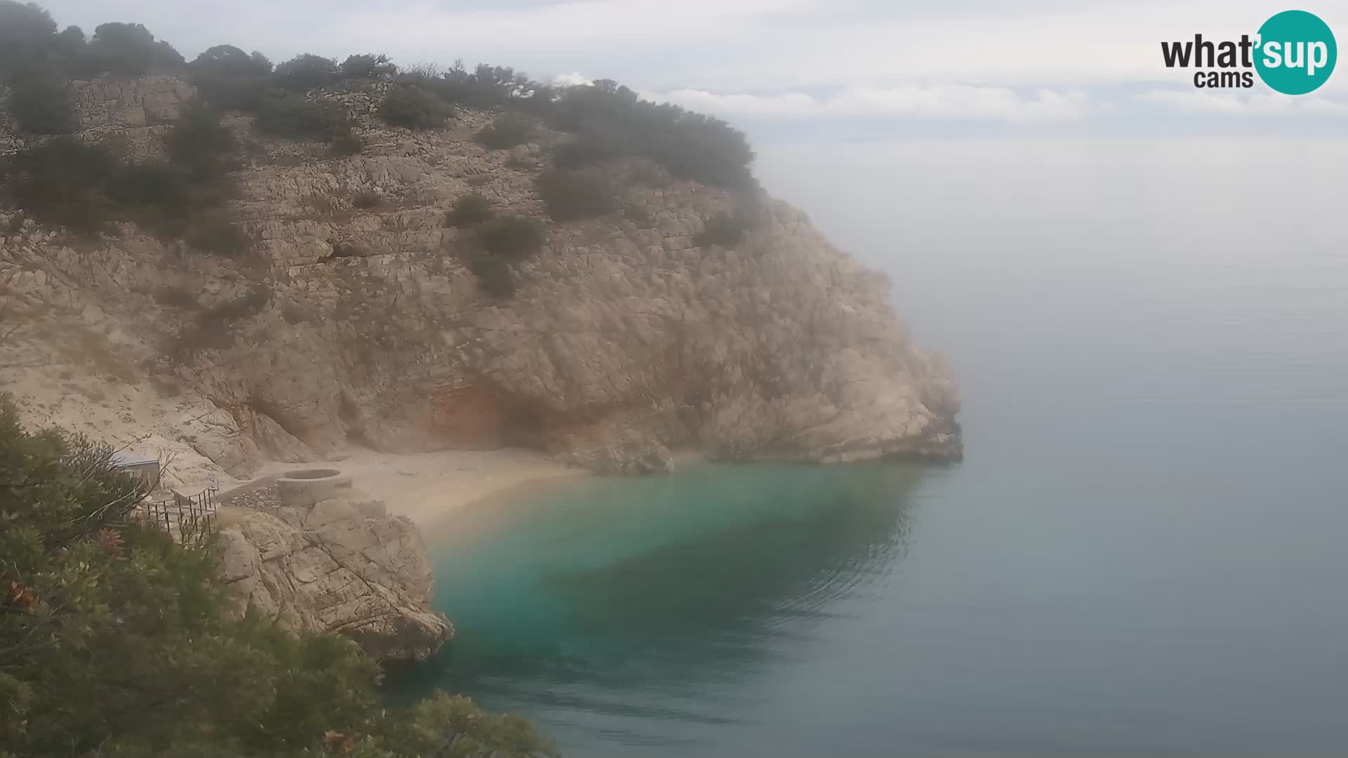 Webcam Brseč Strand – Mošćenička Draga – Kroatien