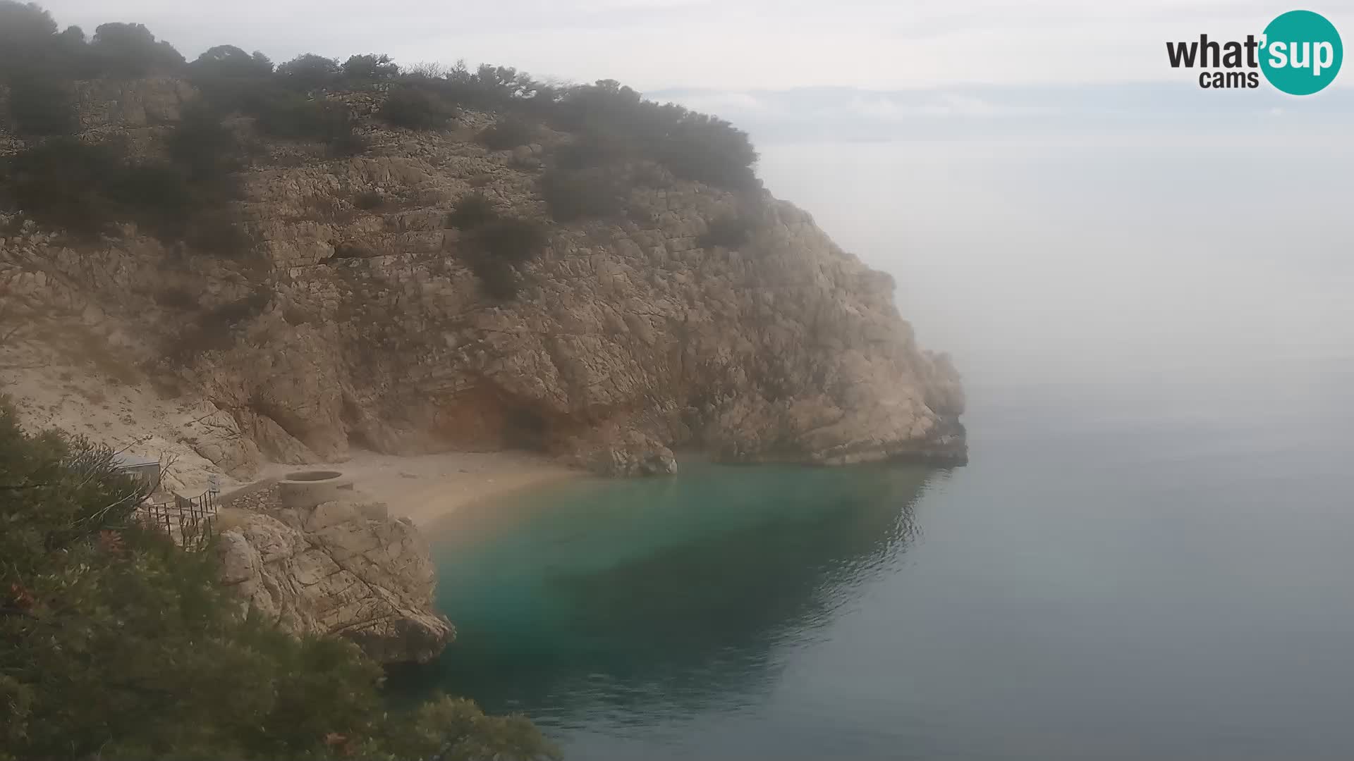 Webcam Brseč beach – Mošćenička Draga – Croatia