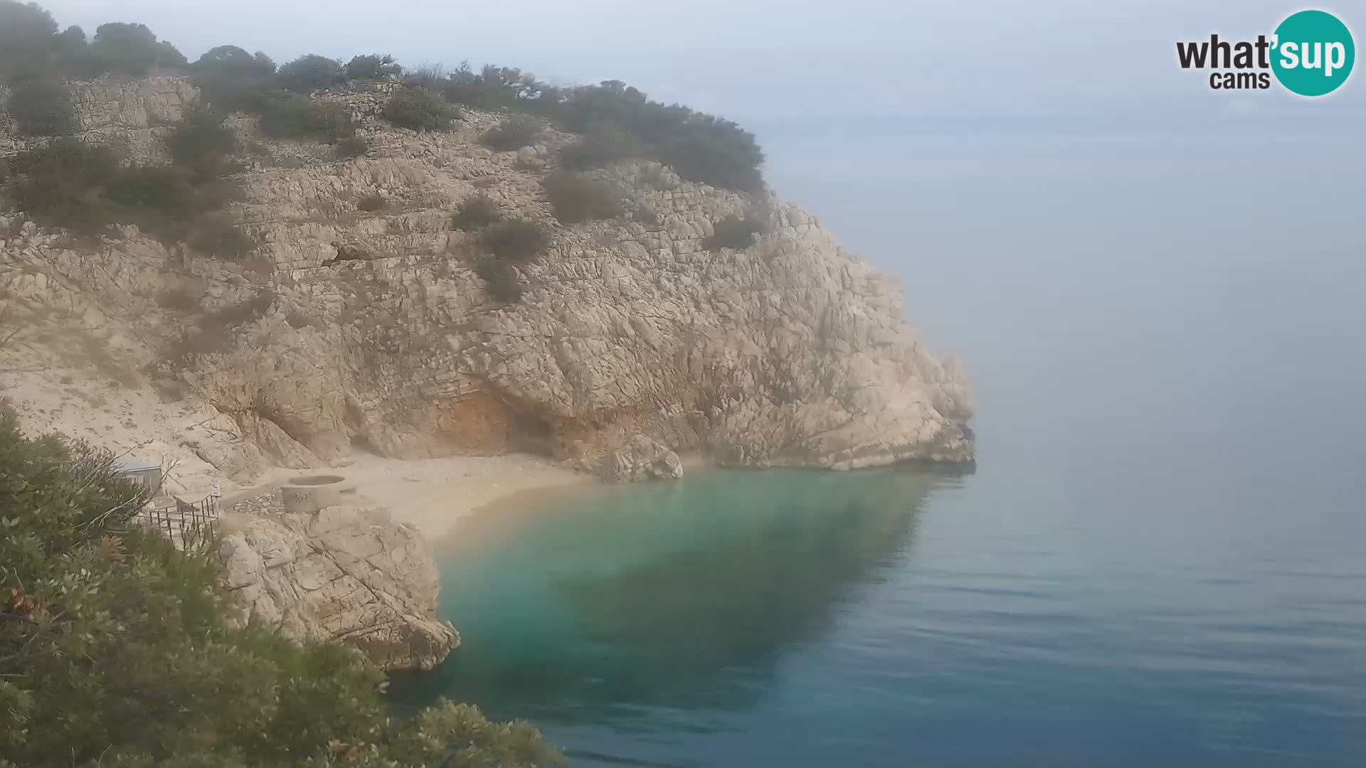 Webcam Brseč beach – Mošćenička Draga – Croatia