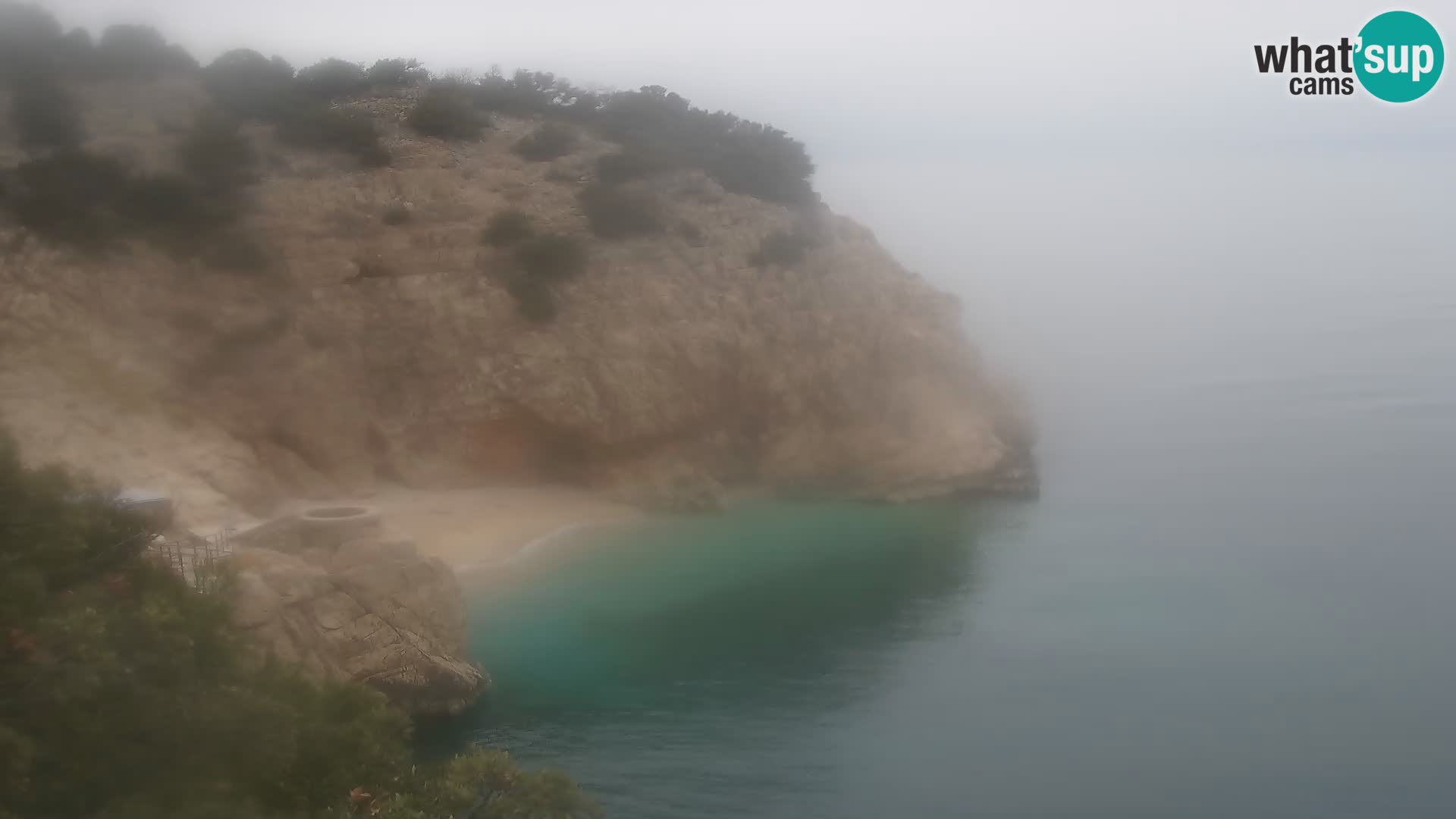 Webcam Brseč beach – Mošćenička Draga – Croatia