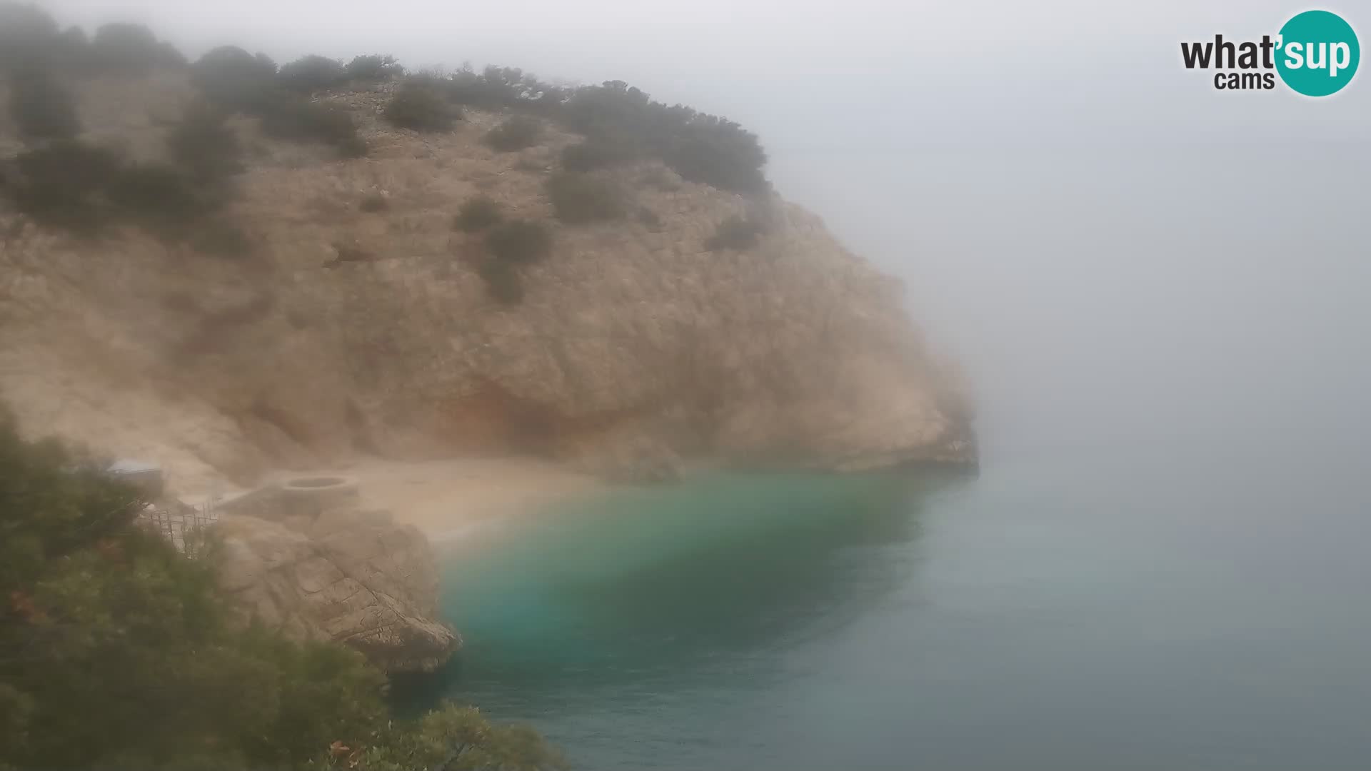 Webcam Brseč Strand – Mošćenička Draga – Kroatien