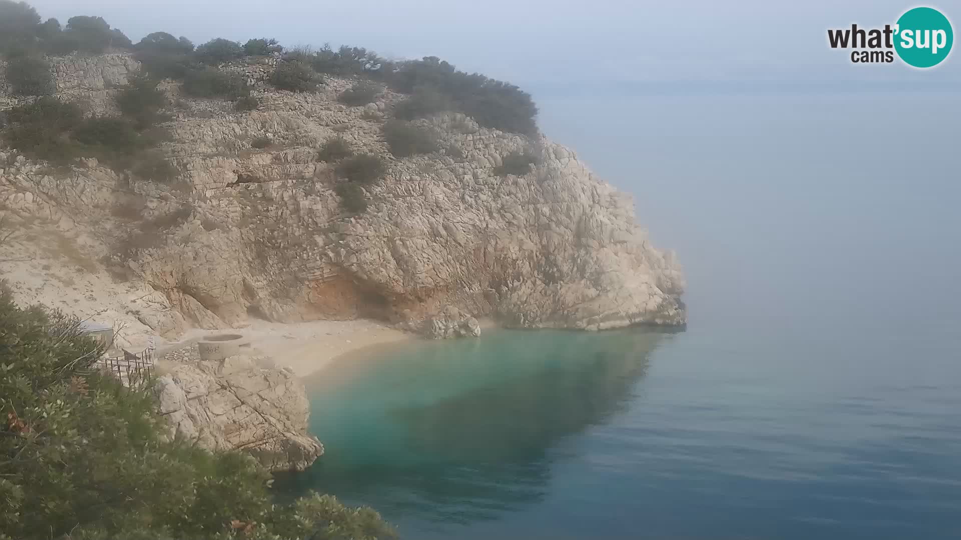 Webcam Brseč beach – Mošćenička Draga – Croatia