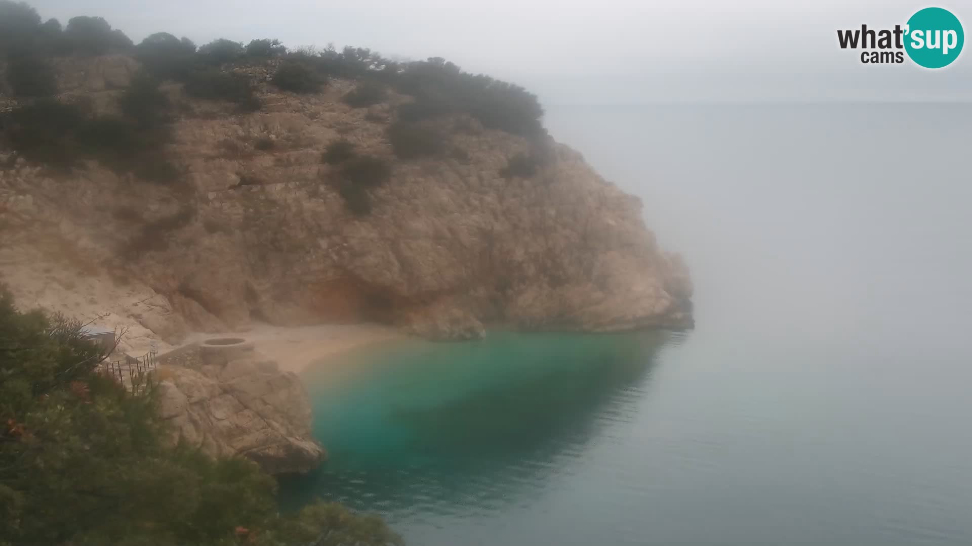 Webcam Brseč beach – Mošćenička Draga – Croatia