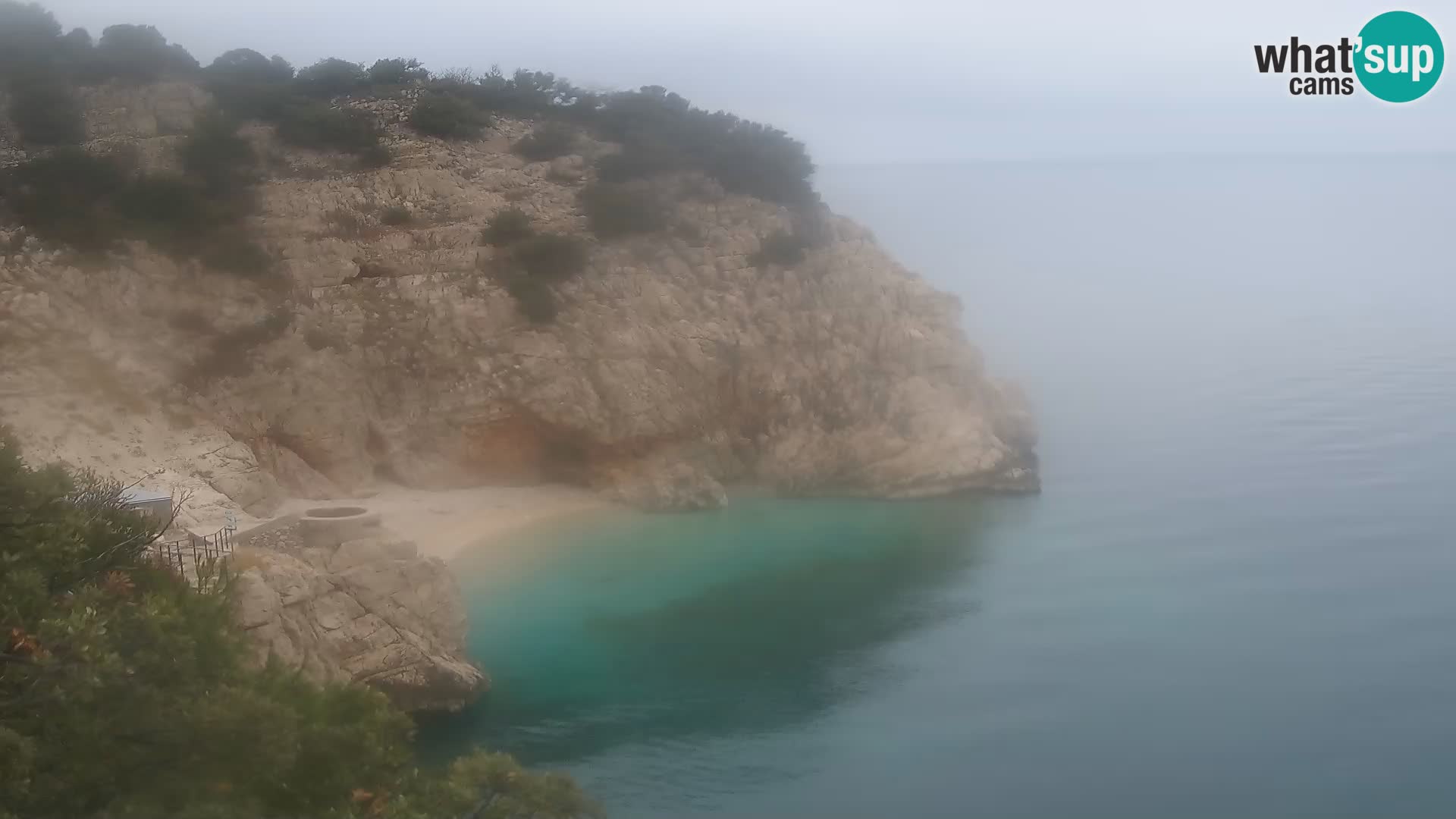 Webcam Brseč Strand – Mošćenička Draga – Kroatien