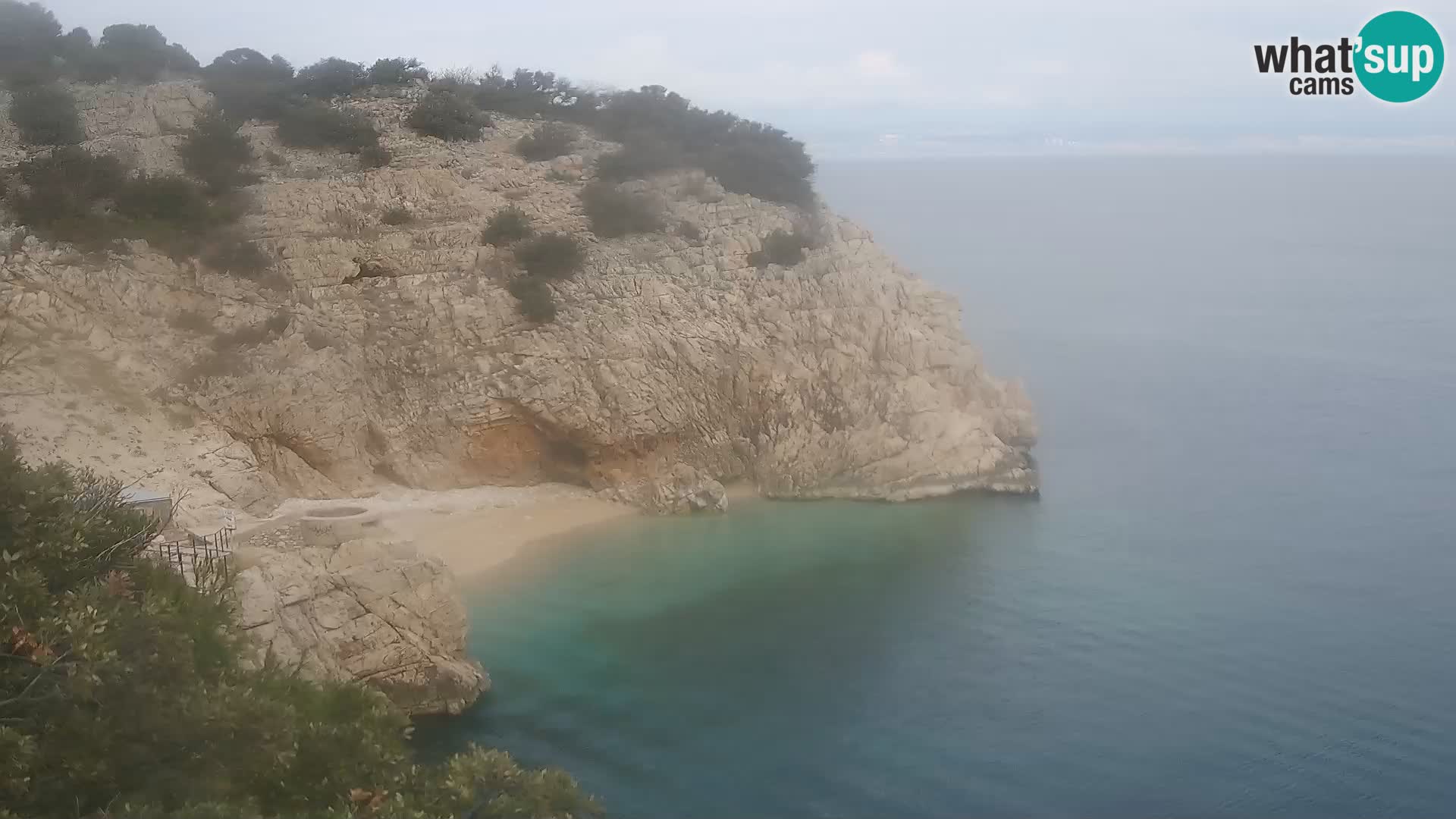 Webcam Brseč Strand – Mošćenička Draga – Kroatien