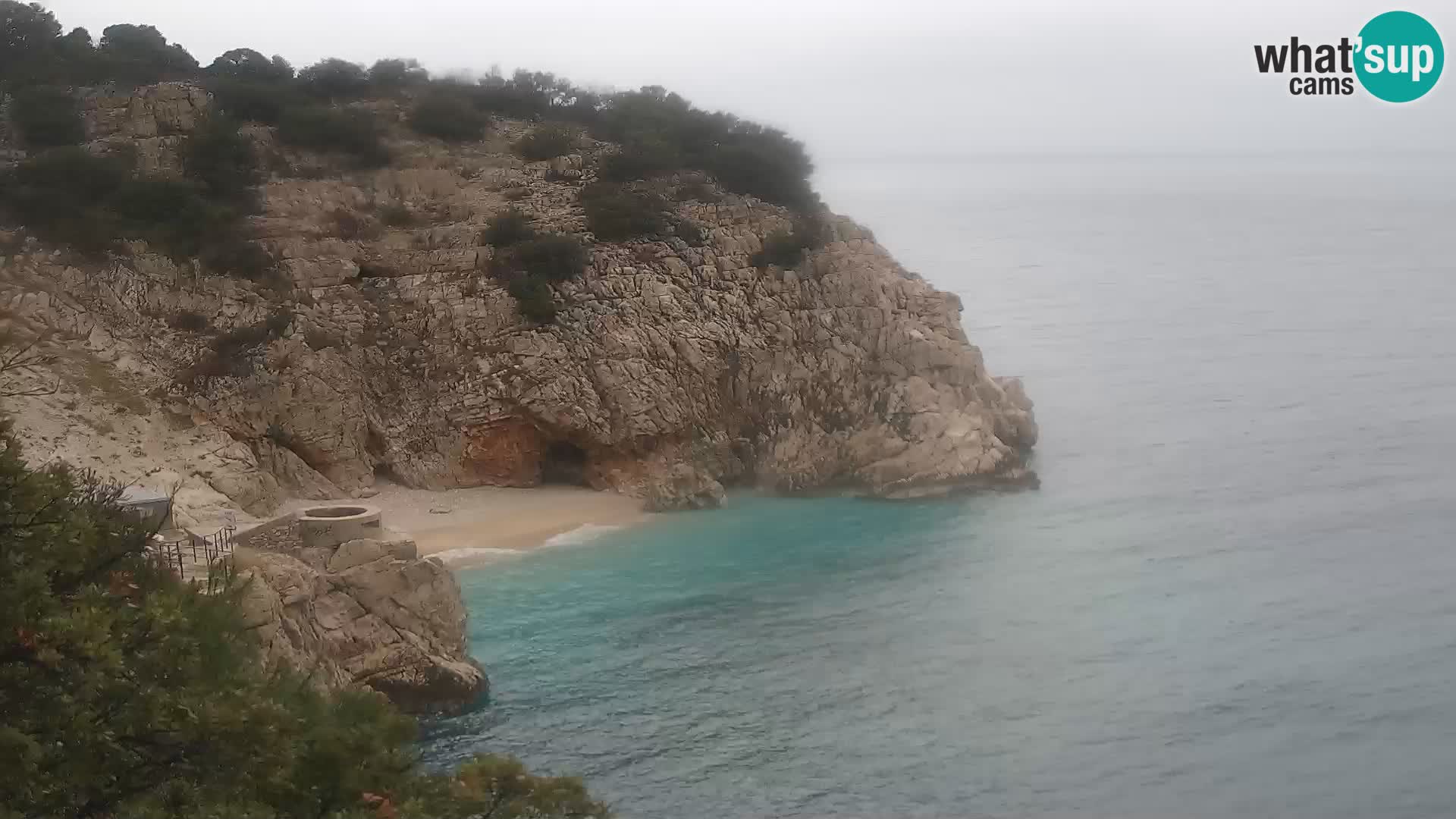 Webcam Brseč Strand – Mošćenička Draga – Kroatien