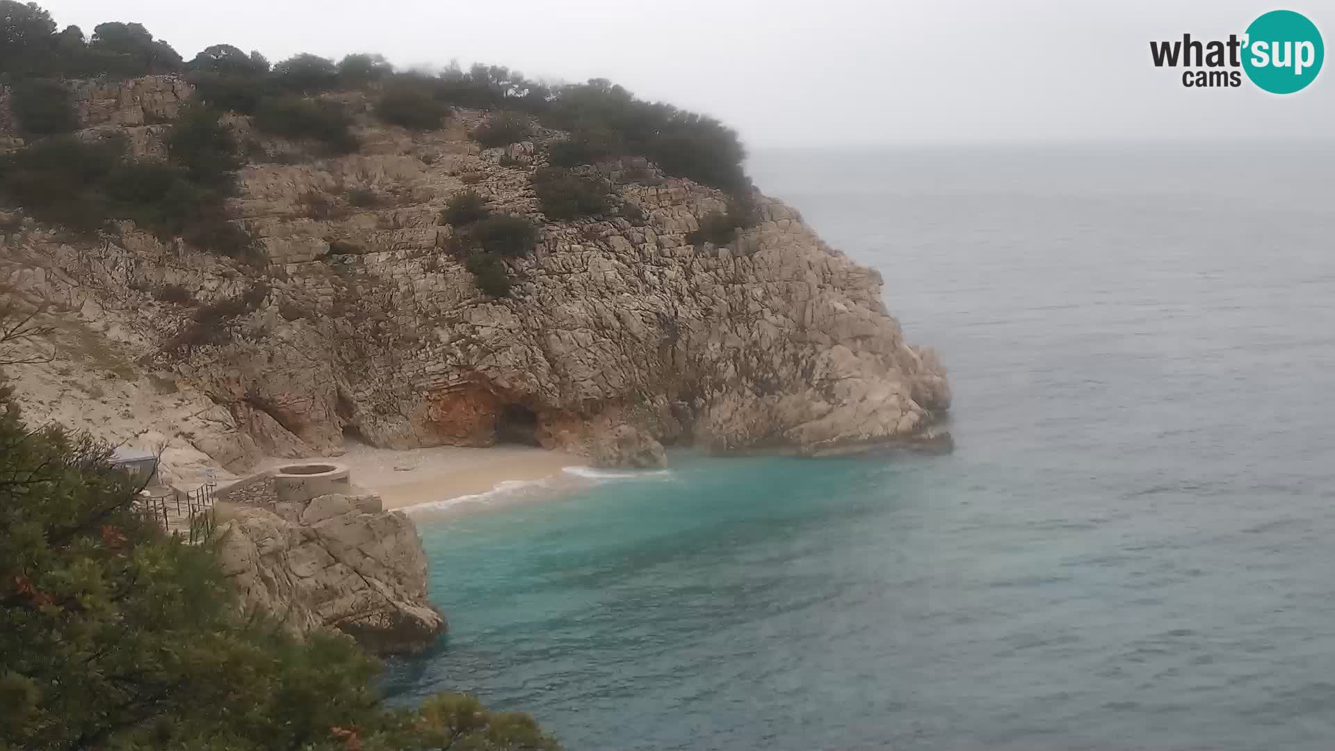 Webcam Bersezio spiaggia – Draga di Moschiena – Croazia