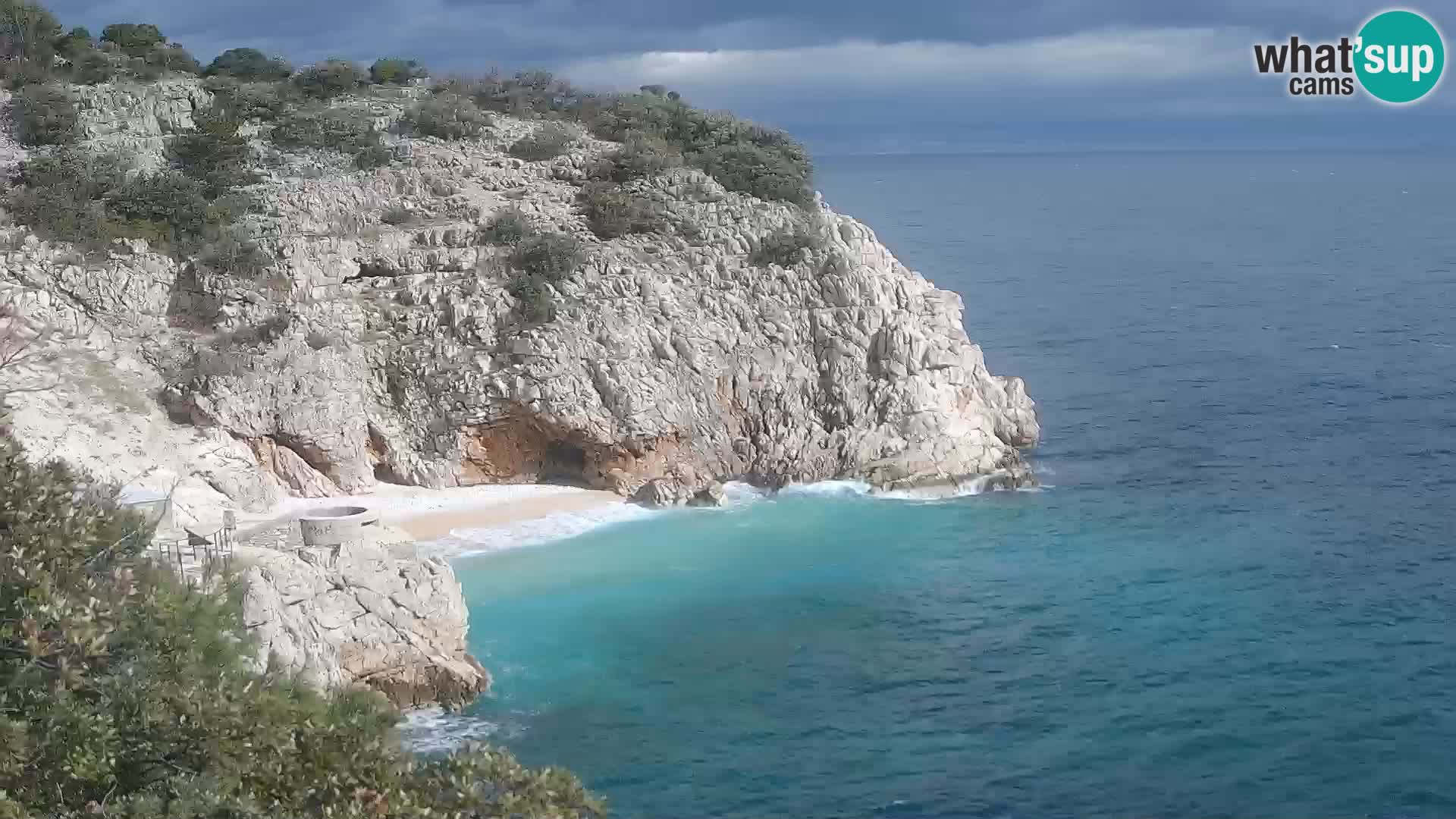 Webcam Brseč beach – Mošćenička Draga – Croatia