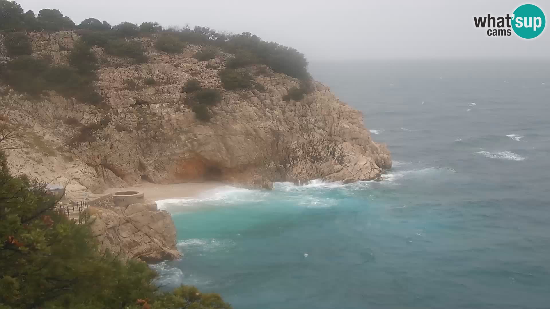 Webcam Brseč beach – Mošćenička Draga – Croatia