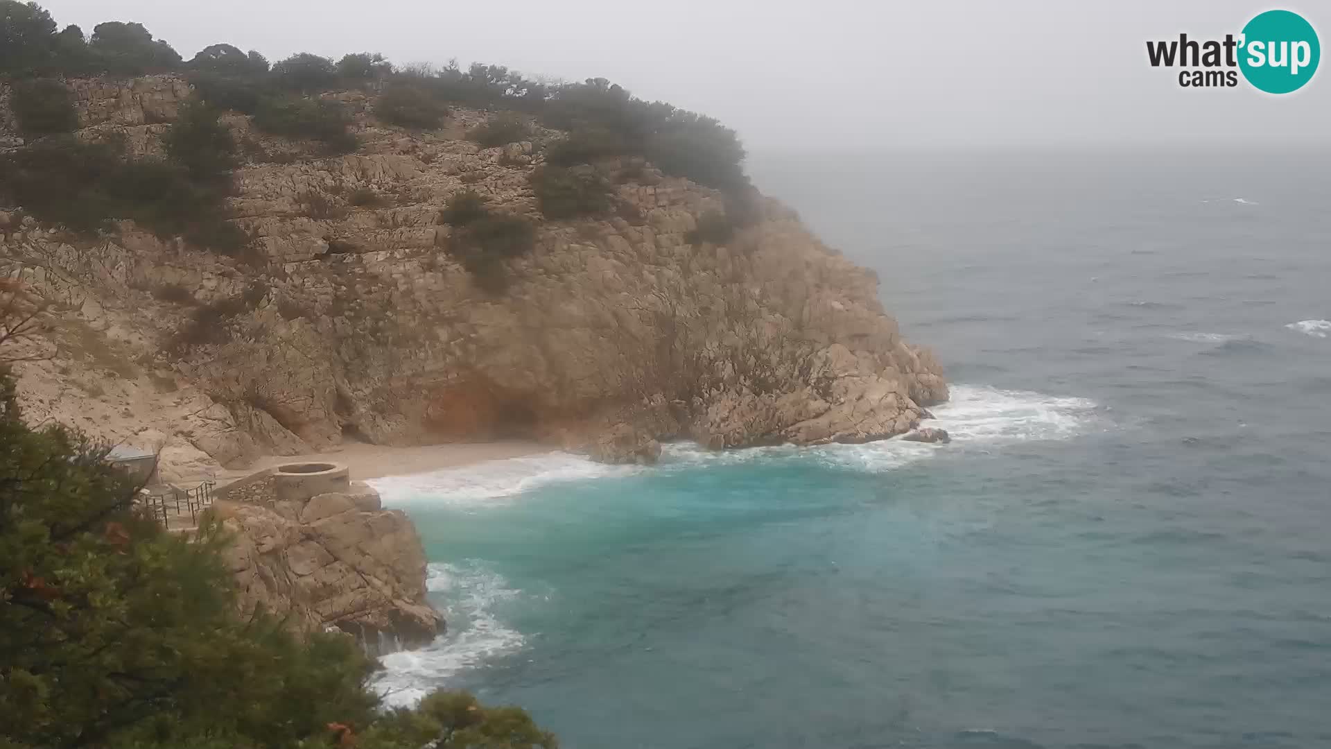 Webcam Brseč Strand – Mošćenička Draga – Kroatien