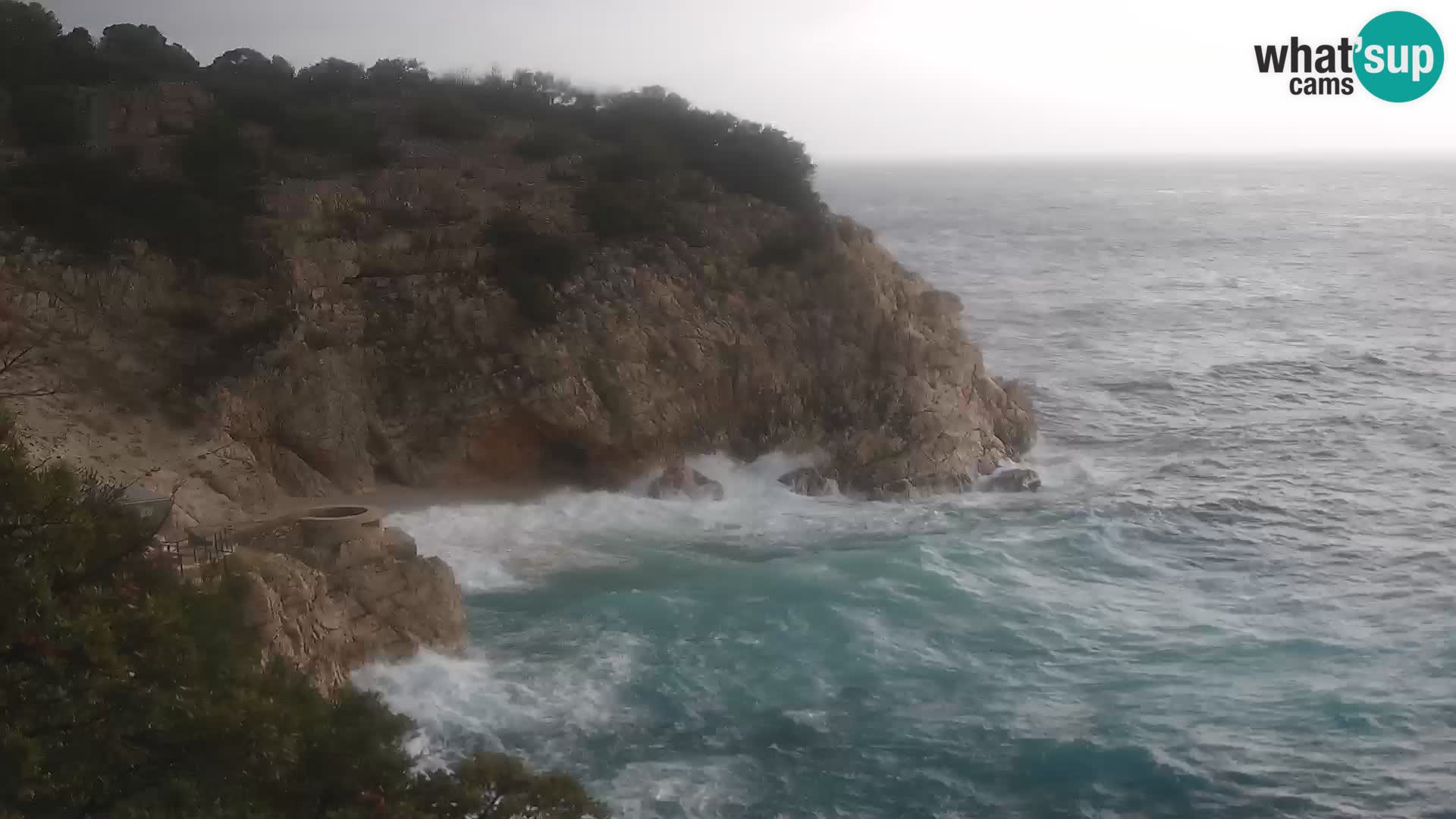 Web kamera plaže Brseč – Mošćenička Draga – Hrvatska