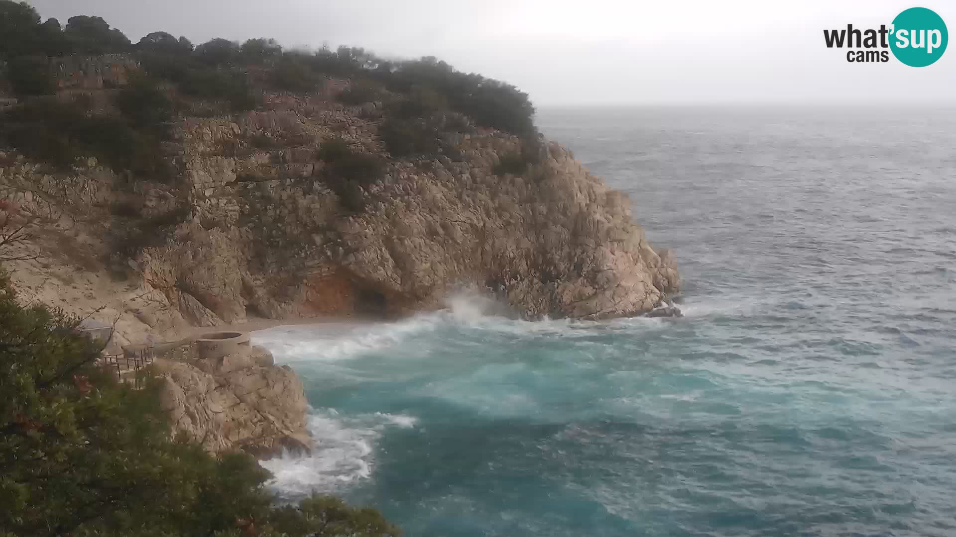 Webcam Brseč Strand – Mošćenička Draga – Kroatien