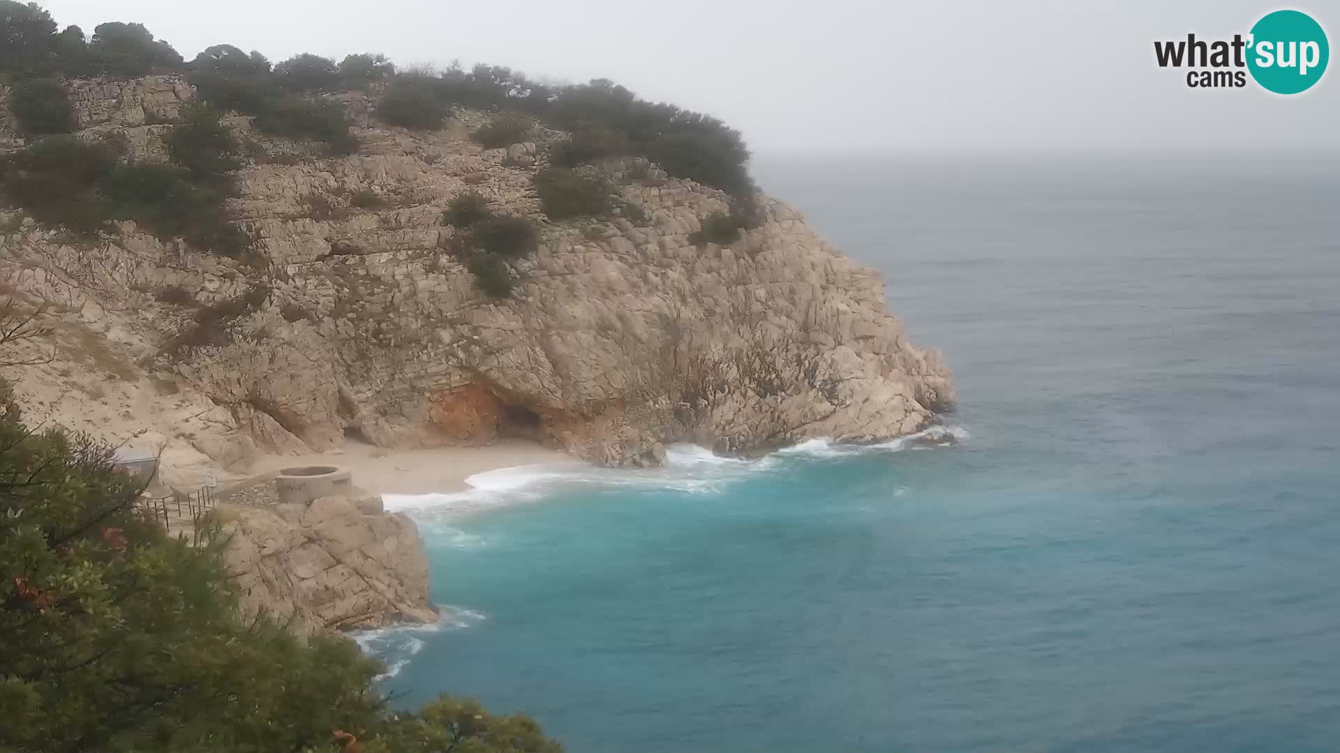 Webcam Brseč beach – Mošćenička Draga – Croatia