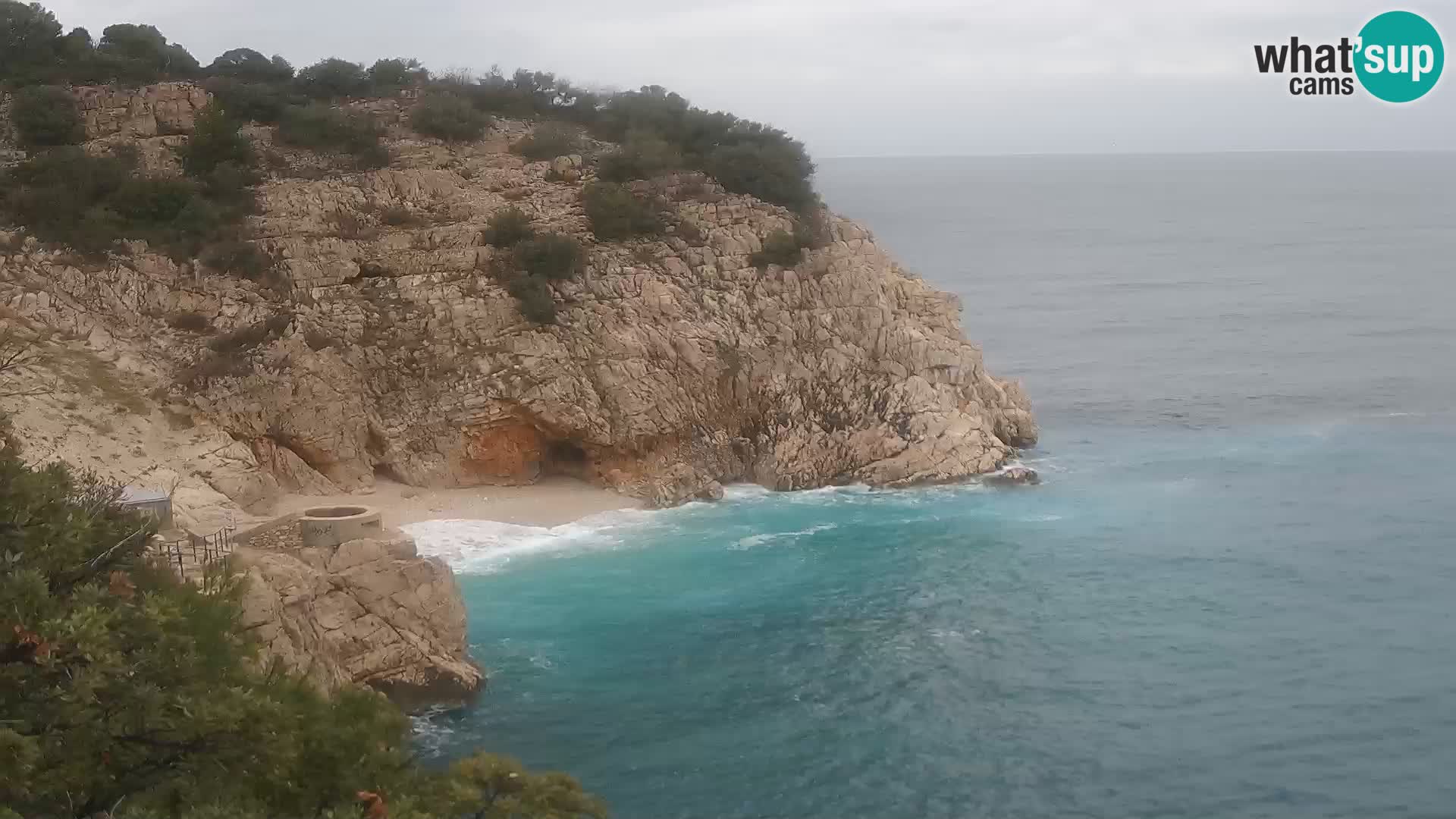 Webcam Bersezio spiaggia – Draga di Moschiena – Croazia