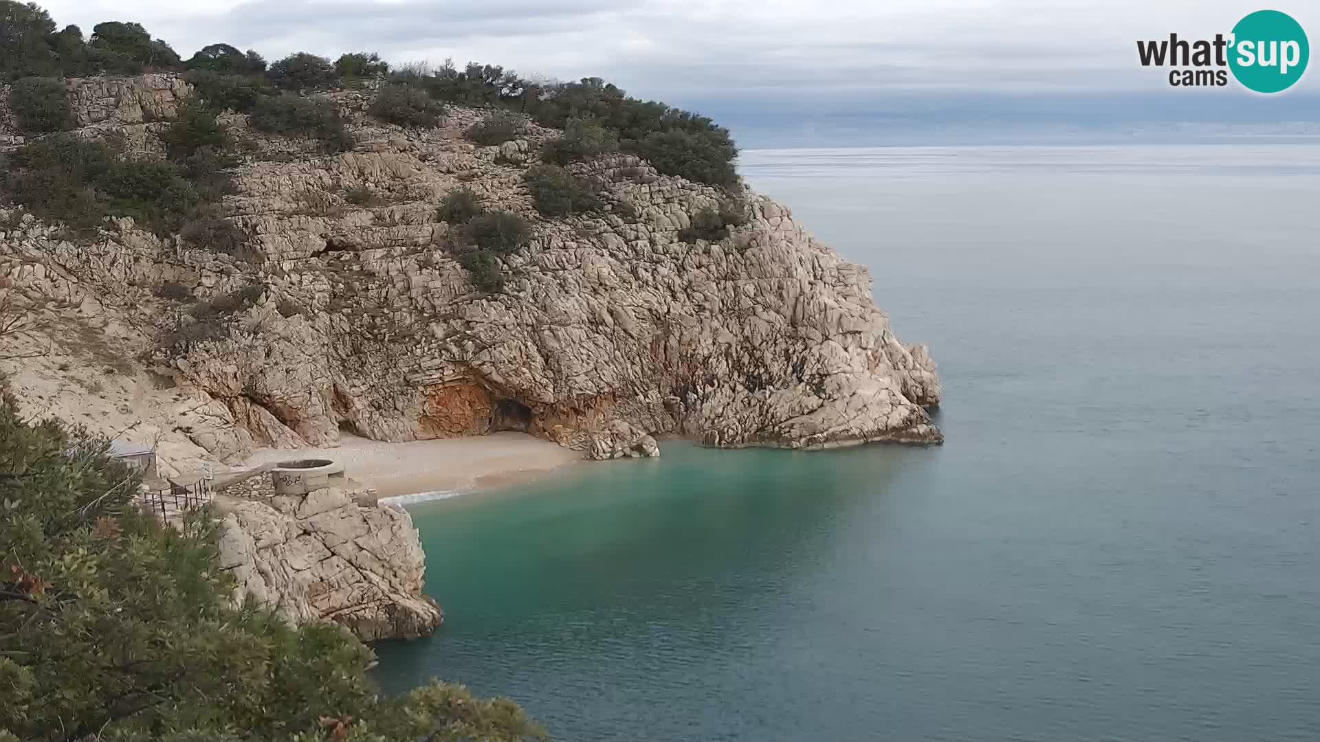 Webcam Brseč Strand – Mošćenička Draga – Kroatien