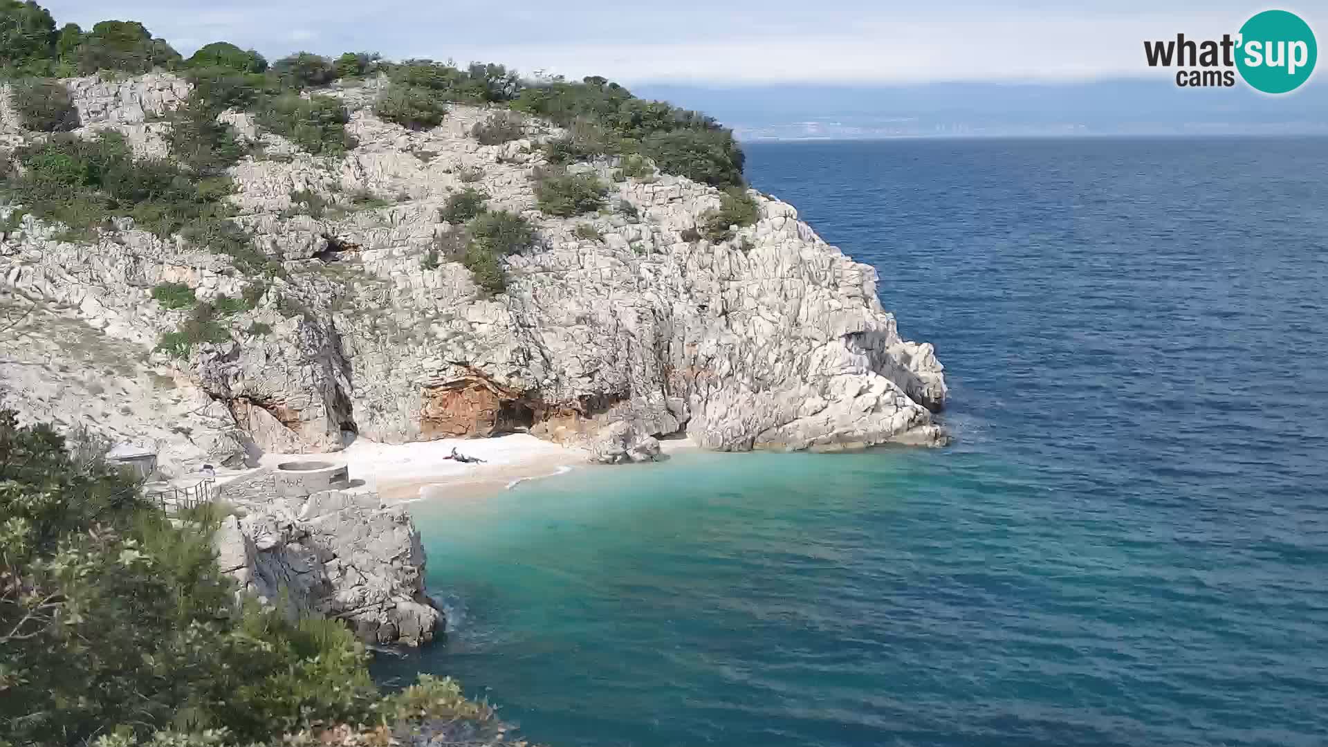 Webcam Brseč beach – Mošćenička Draga – Croatia