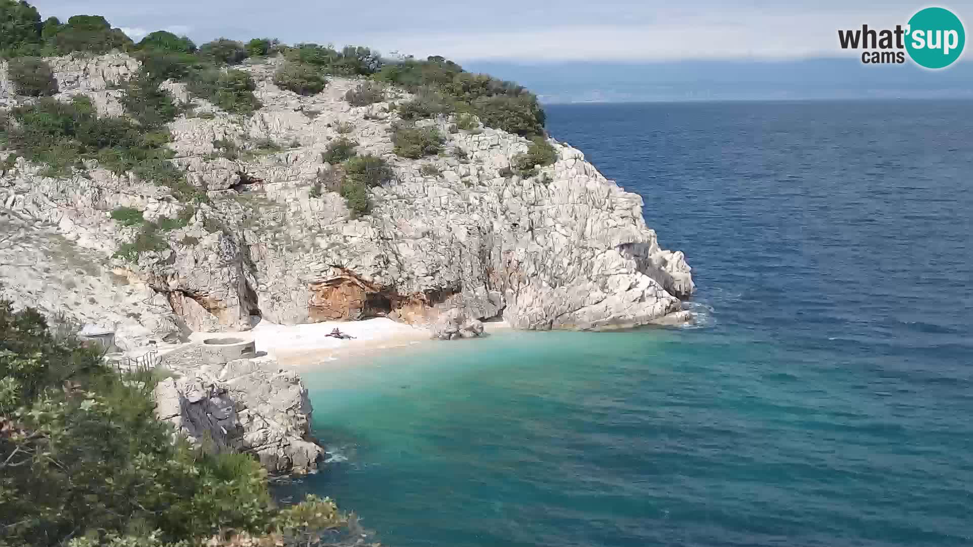Webcam Bersezio spiaggia – Draga di Moschiena – Croazia