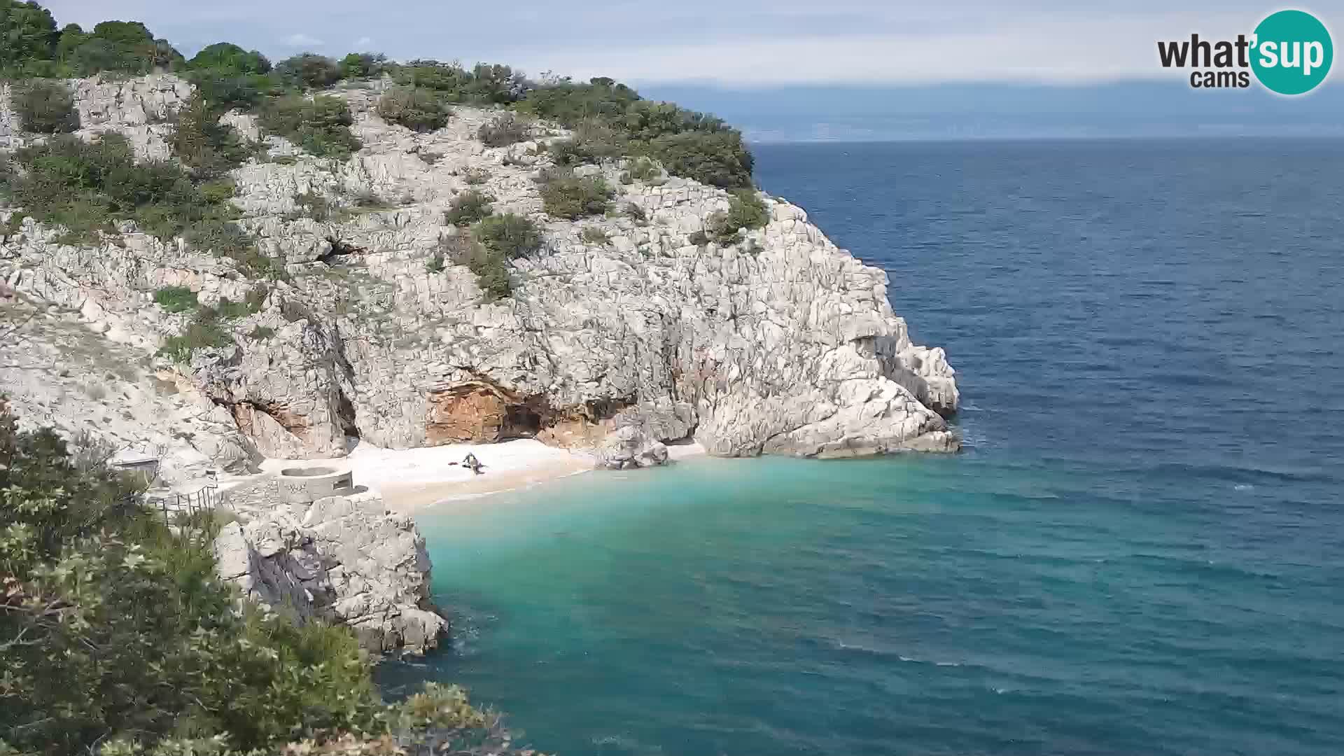 Webcam Brseč beach – Mošćenička Draga – Croatia