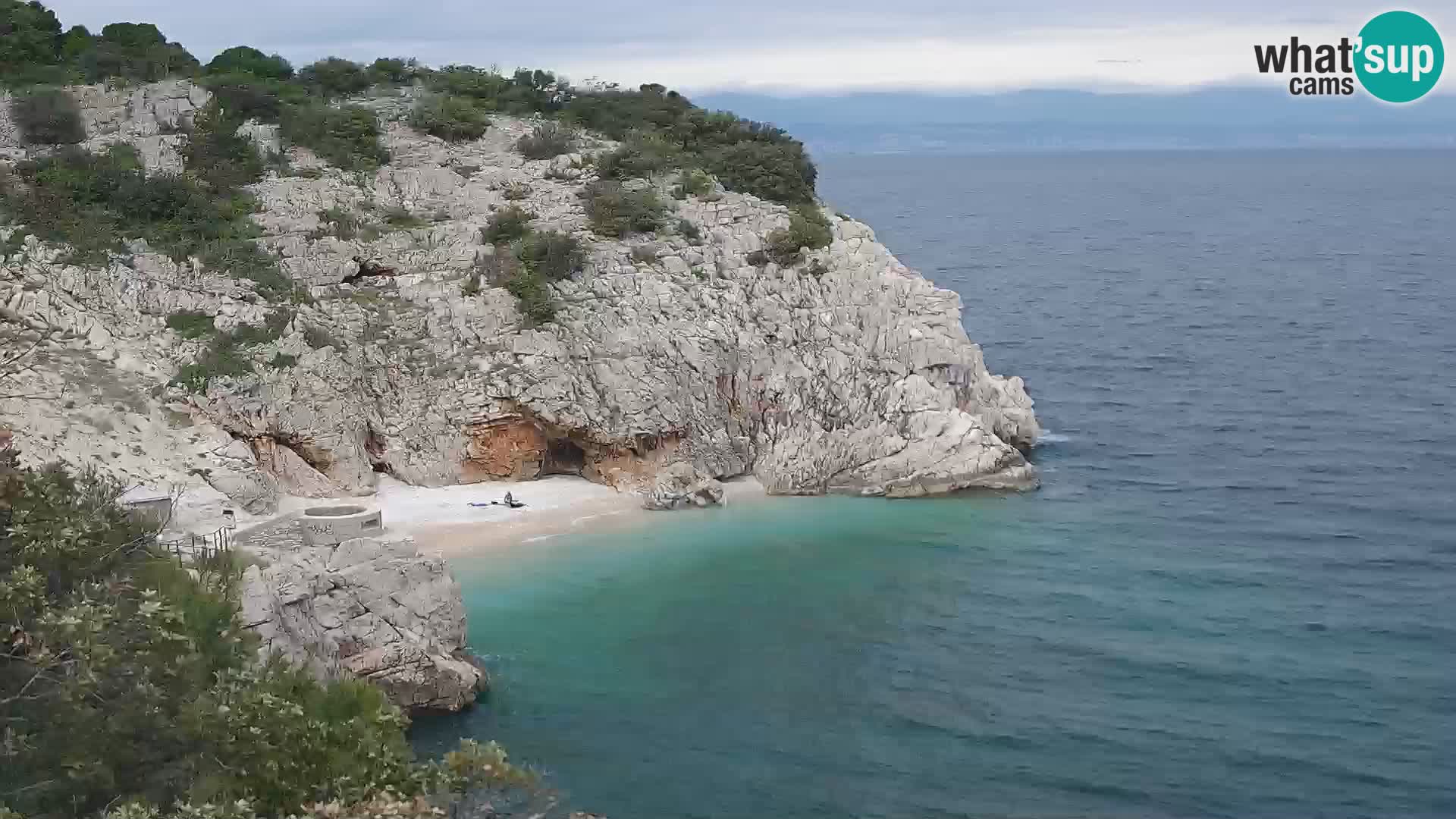 Webcam Bersezio spiaggia – Draga di Moschiena – Croazia