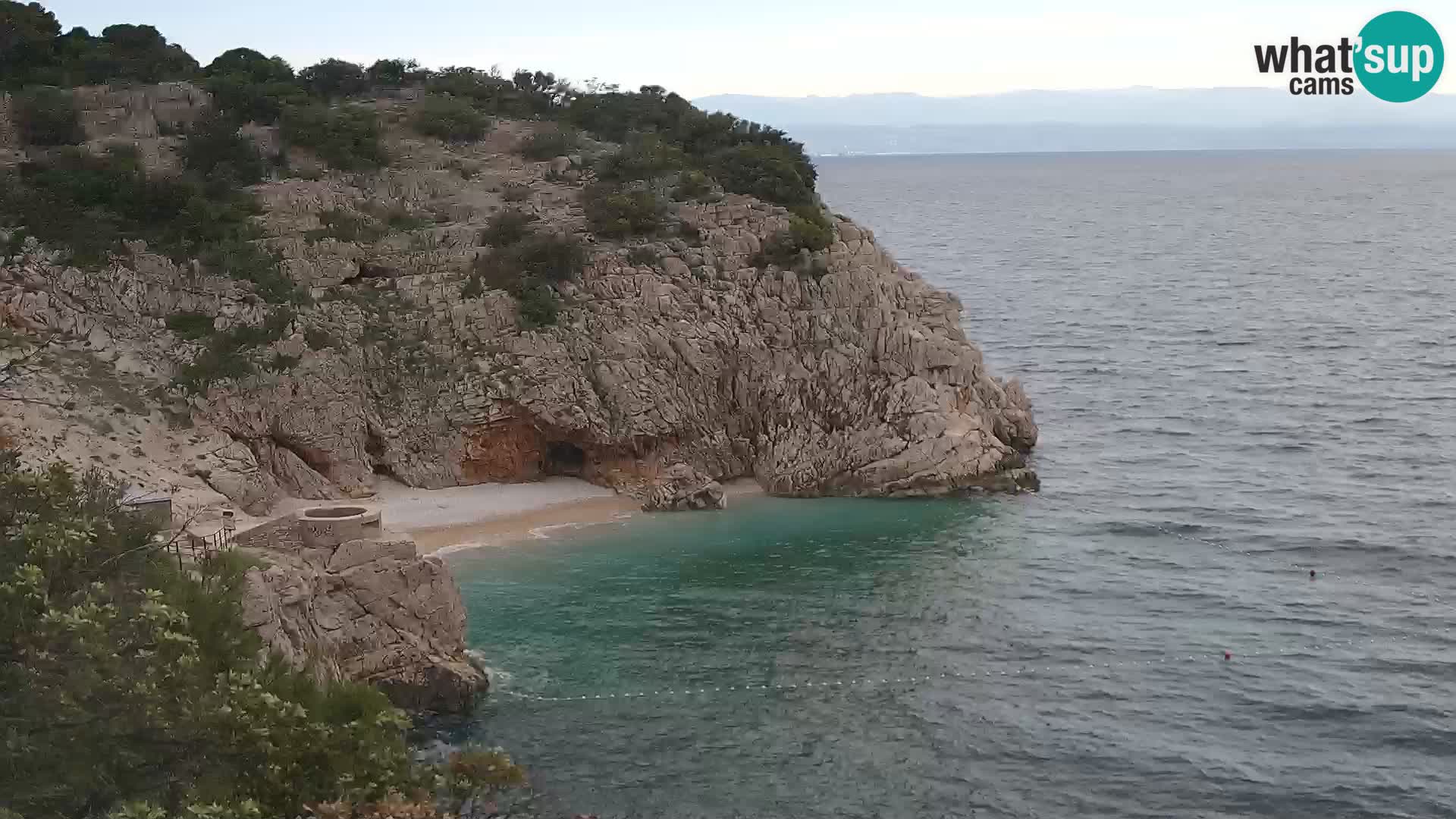 Webcam Bersezio spiaggia – Draga di Moschiena – Croazia