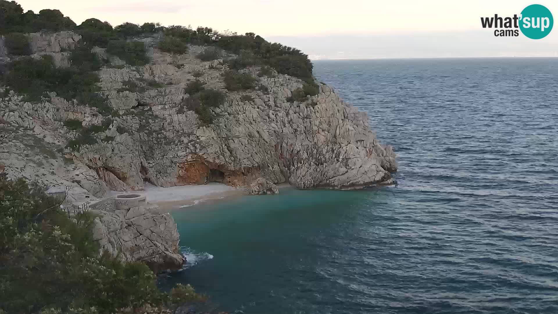 Webcam Brseč beach – Mošćenička Draga – Croatia