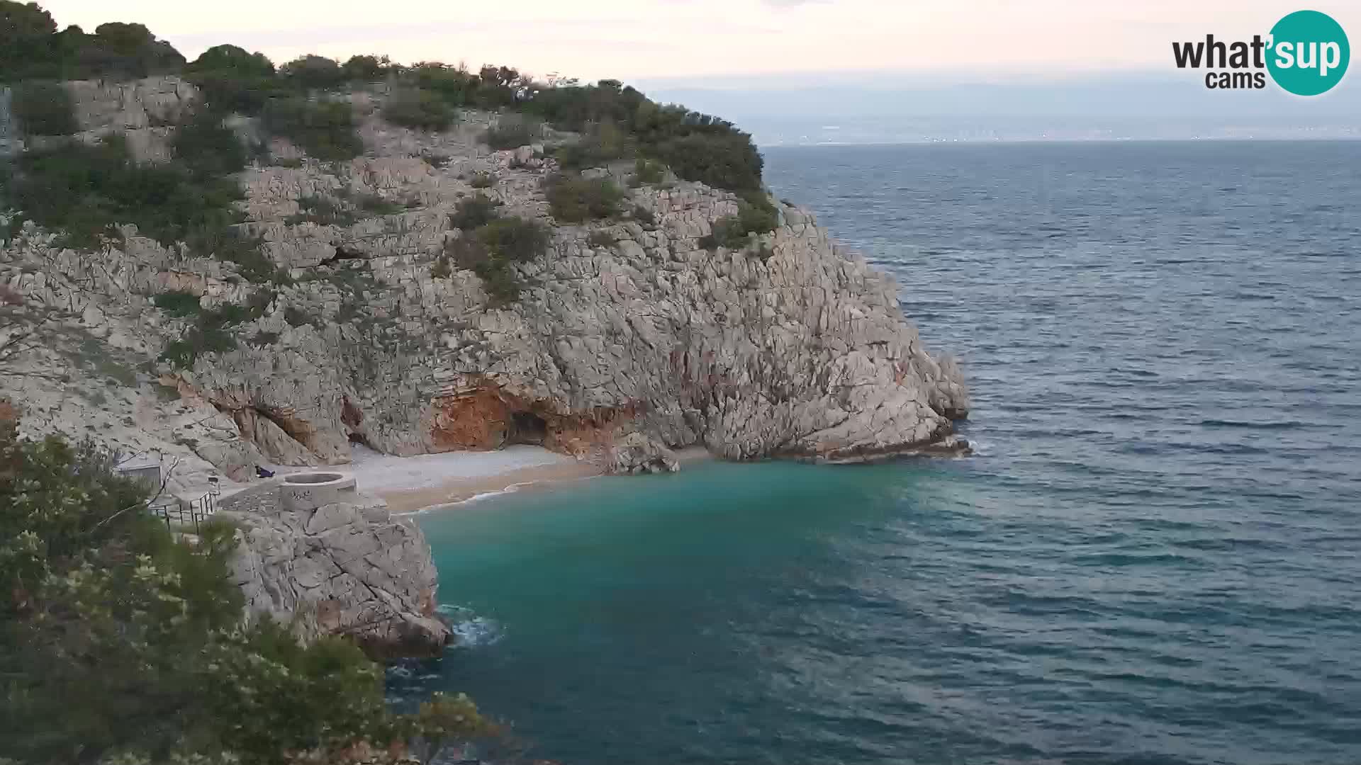 Web kamera plaže Brseč – Mošćenička Draga – Hrvatska
