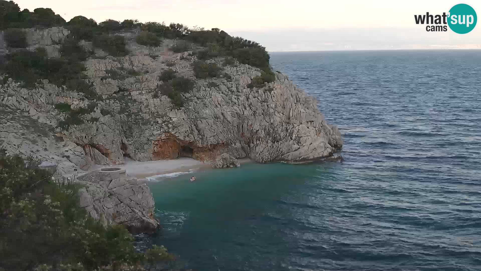 Webcam Brseč Strand – Mošćenička Draga – Kroatien