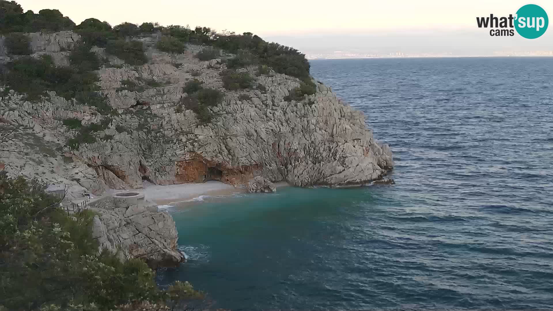 Webcam Bersezio spiaggia – Draga di Moschiena – Croazia