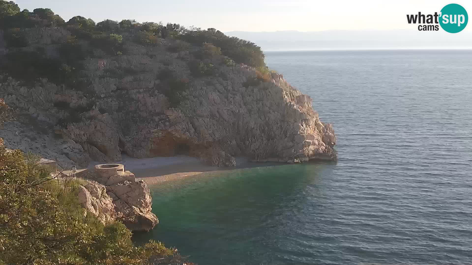 Web kamera plaže Brseč – Mošćenička Draga – Hrvatska