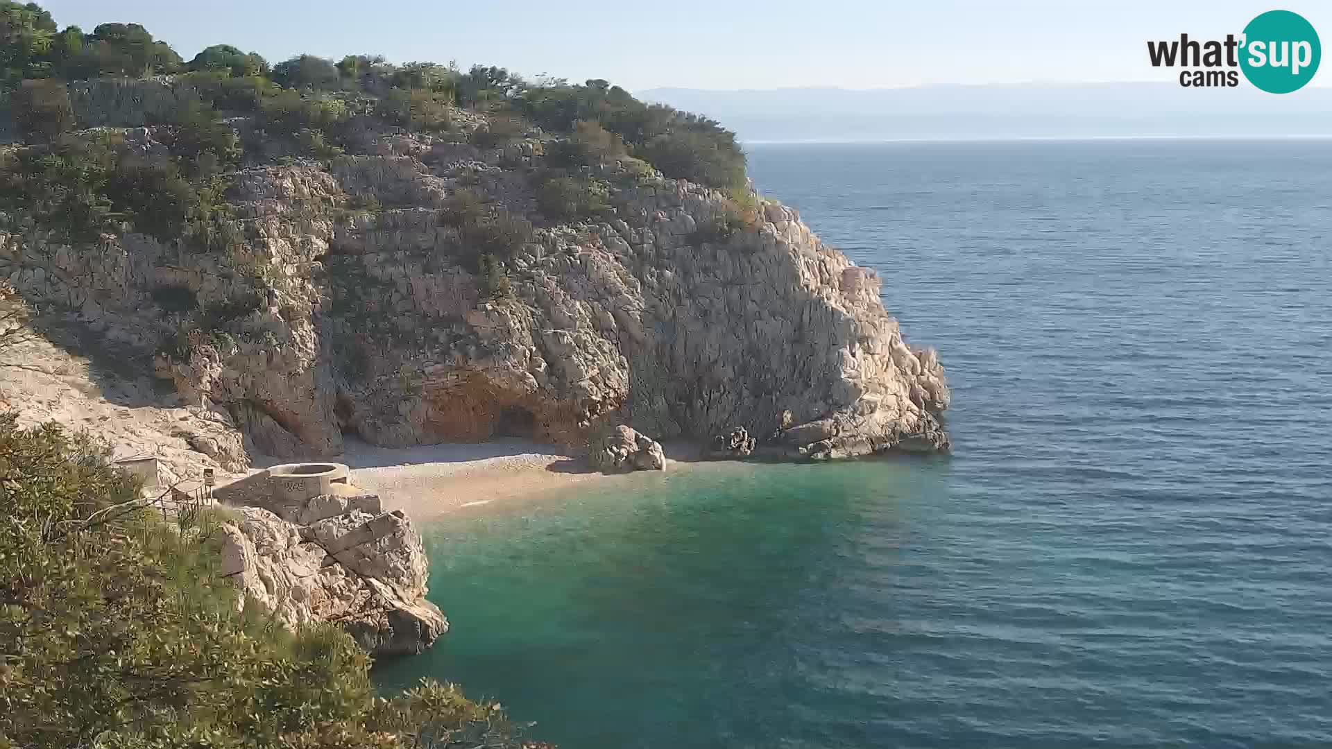 Webcam Brseč beach – Mošćenička Draga – Croatia