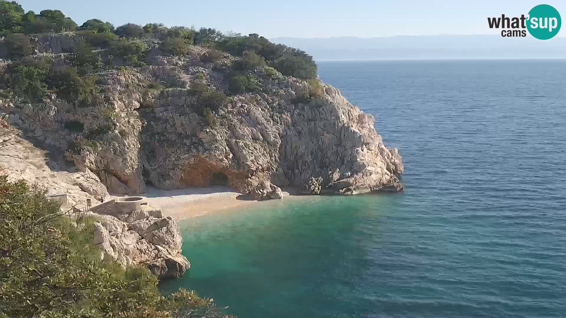 Webcam Brseč Strand – Mošćenička Draga – Kroatien