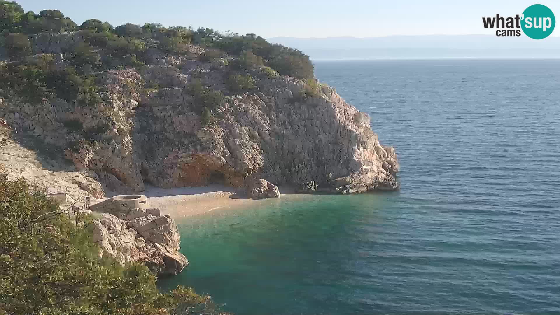 Webcam Brseč beach – Mošćenička Draga – Croatia