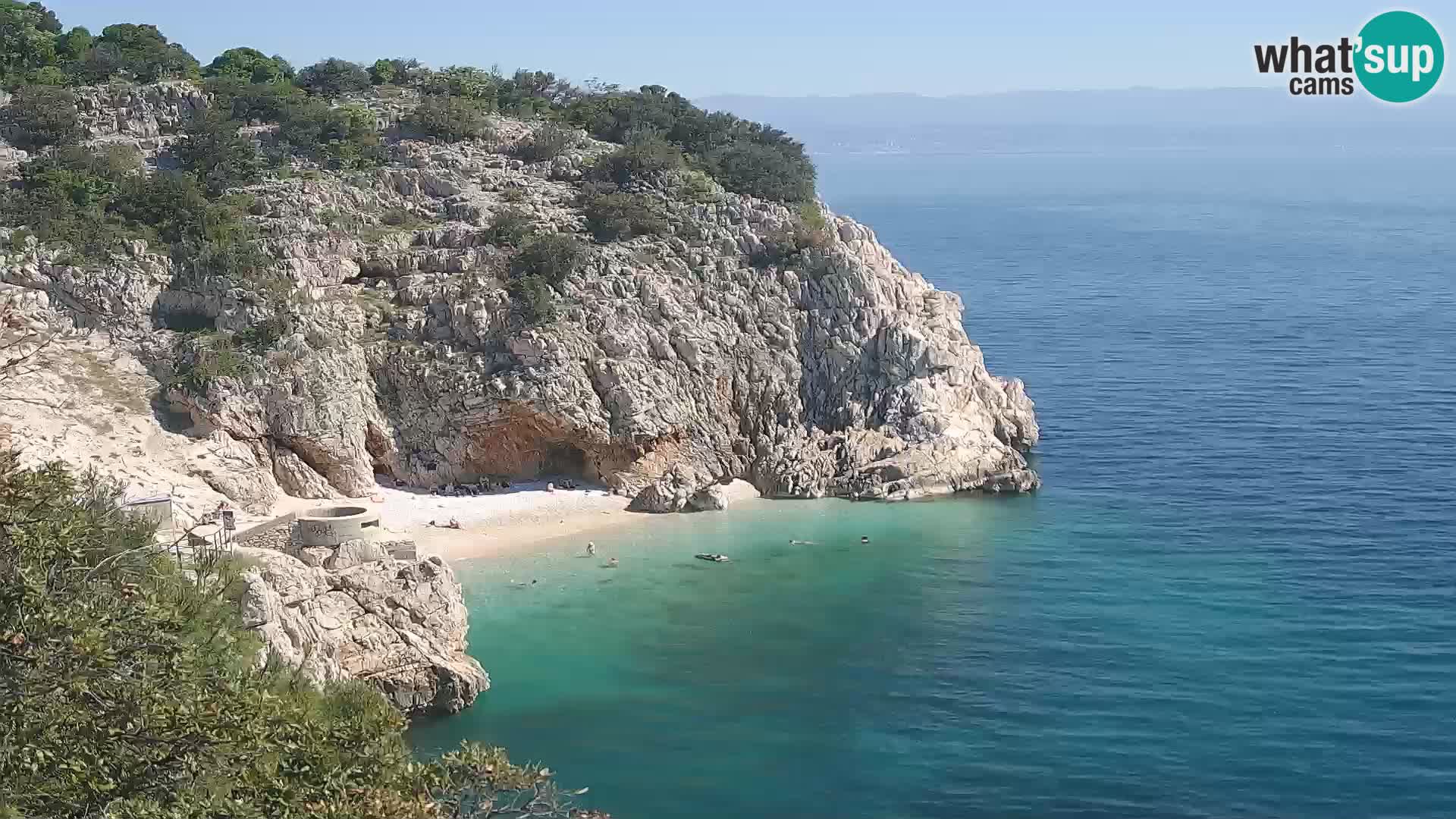 Webcam Brseč Strand – Mošćenička Draga – Kroatien