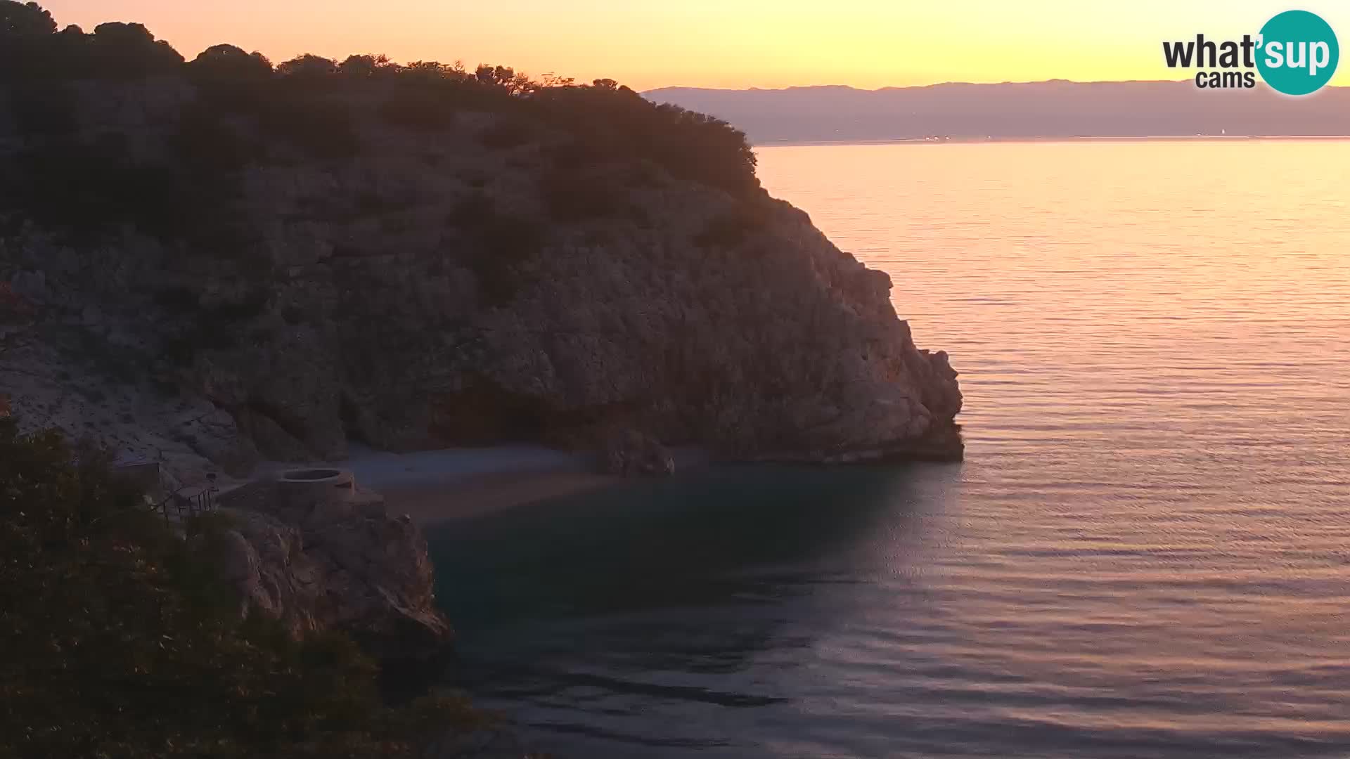 Webcam Brseč Strand – Mošćenička Draga – Kroatien