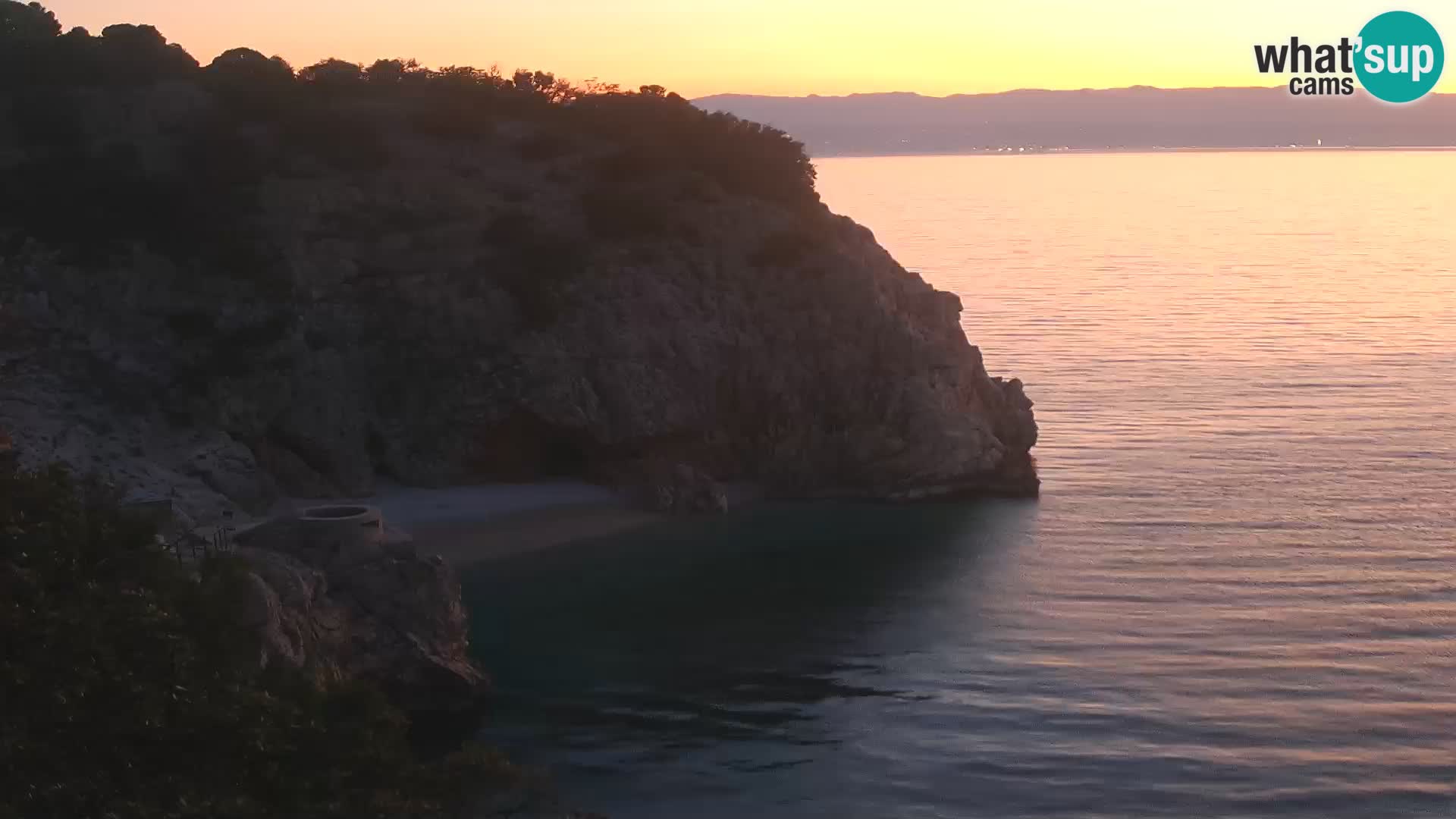 Webcam Bersezio spiaggia – Draga di Moschiena – Croazia
