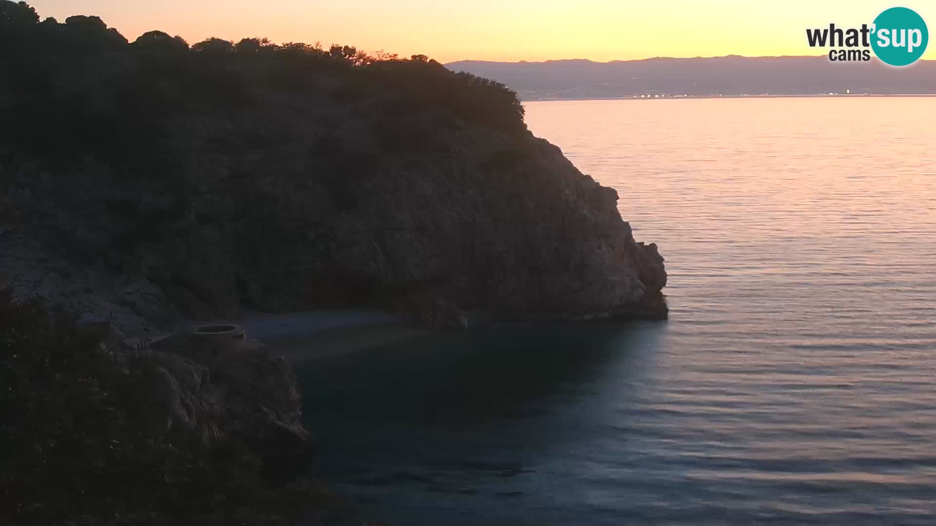 Web kamera plaže Brseč – Mošćenička Draga – Hrvatska