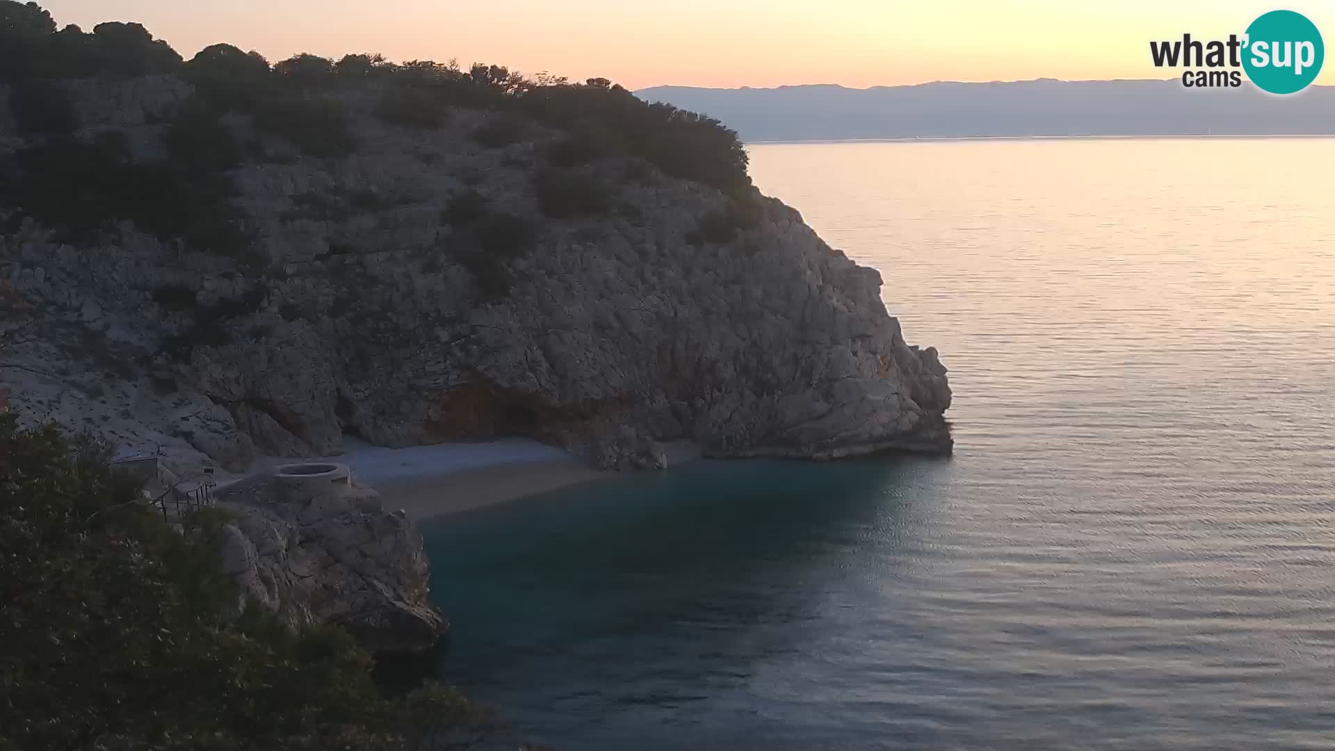 Webcam Bersezio spiaggia – Draga di Moschiena – Croazia